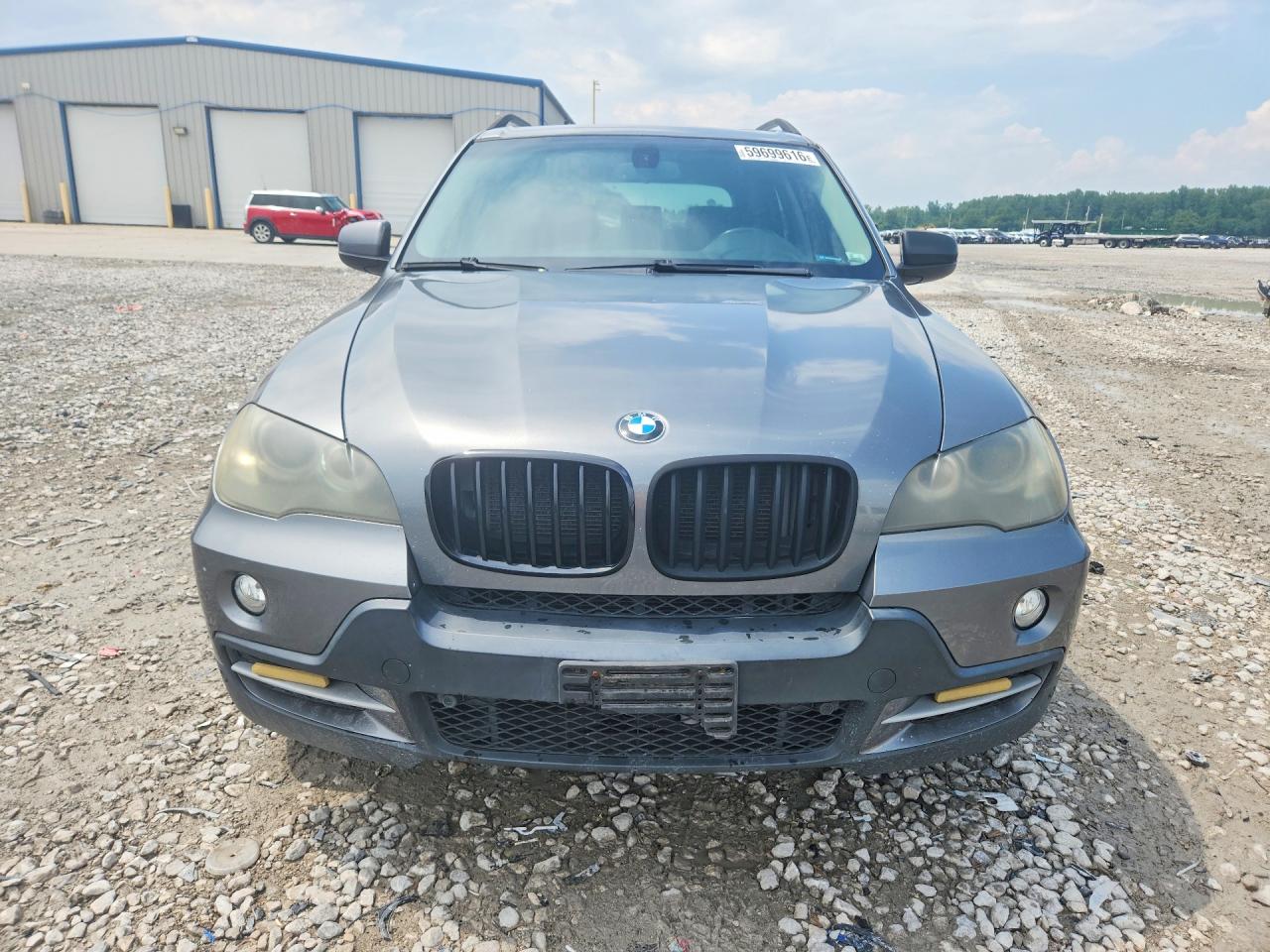 2008 Bmw X5 4.8i Gray vin: 5UXFE83548L166175