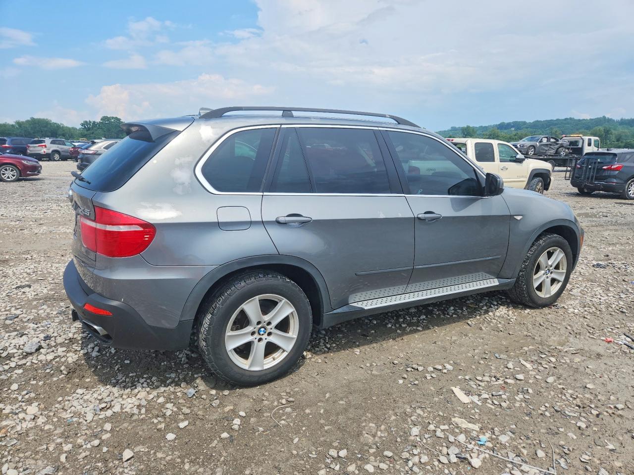 2008 Bmw X5 4.8i Gray vin: 5UXFE83548L166175