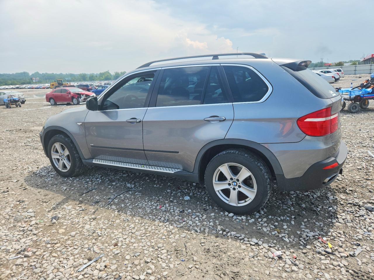 2008 Bmw X5 4.8i Gray vin: 5UXFE83548L166175