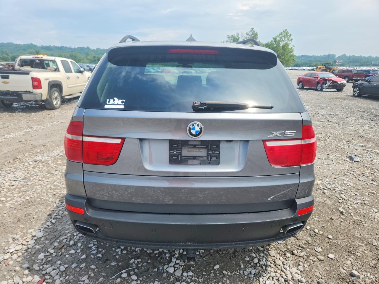 2008 Bmw X5 4.8i Gray vin: 5UXFE83548L166175