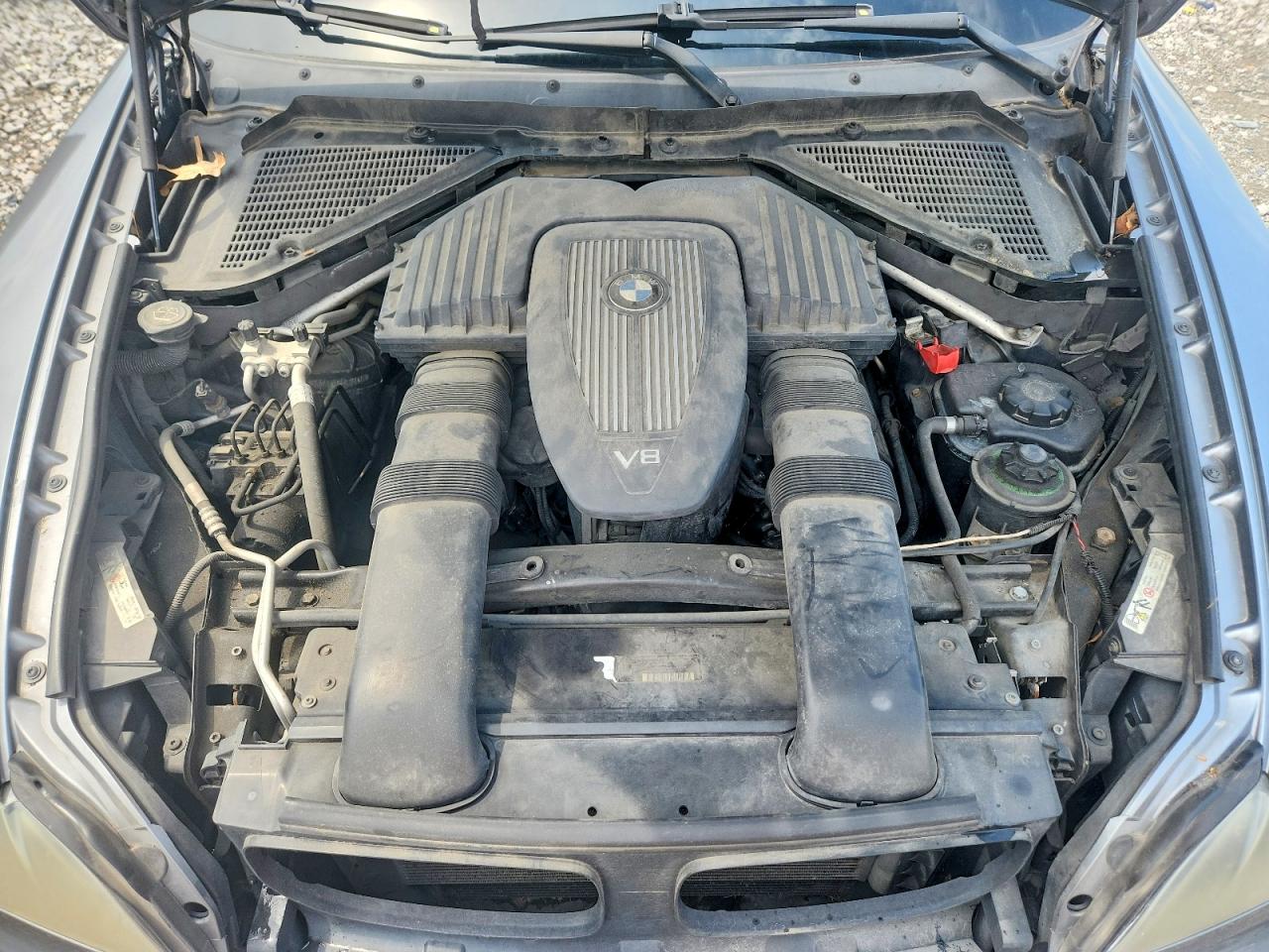 2008 Bmw X5 4.8i Gray vin: 5UXFE83548L166175