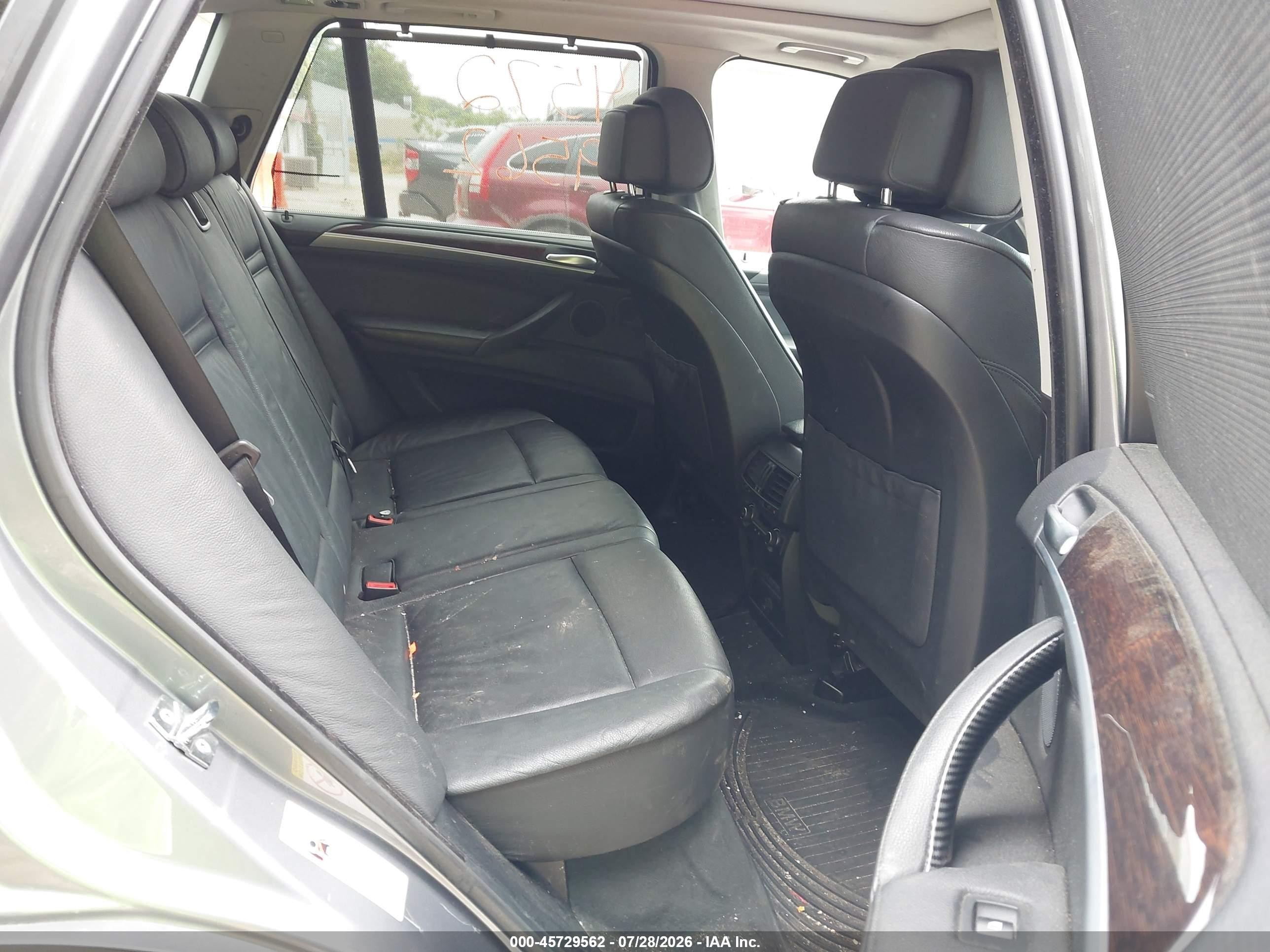 2008 Bmw X5 4.8i Серый vin: 5UXFE83558L163964