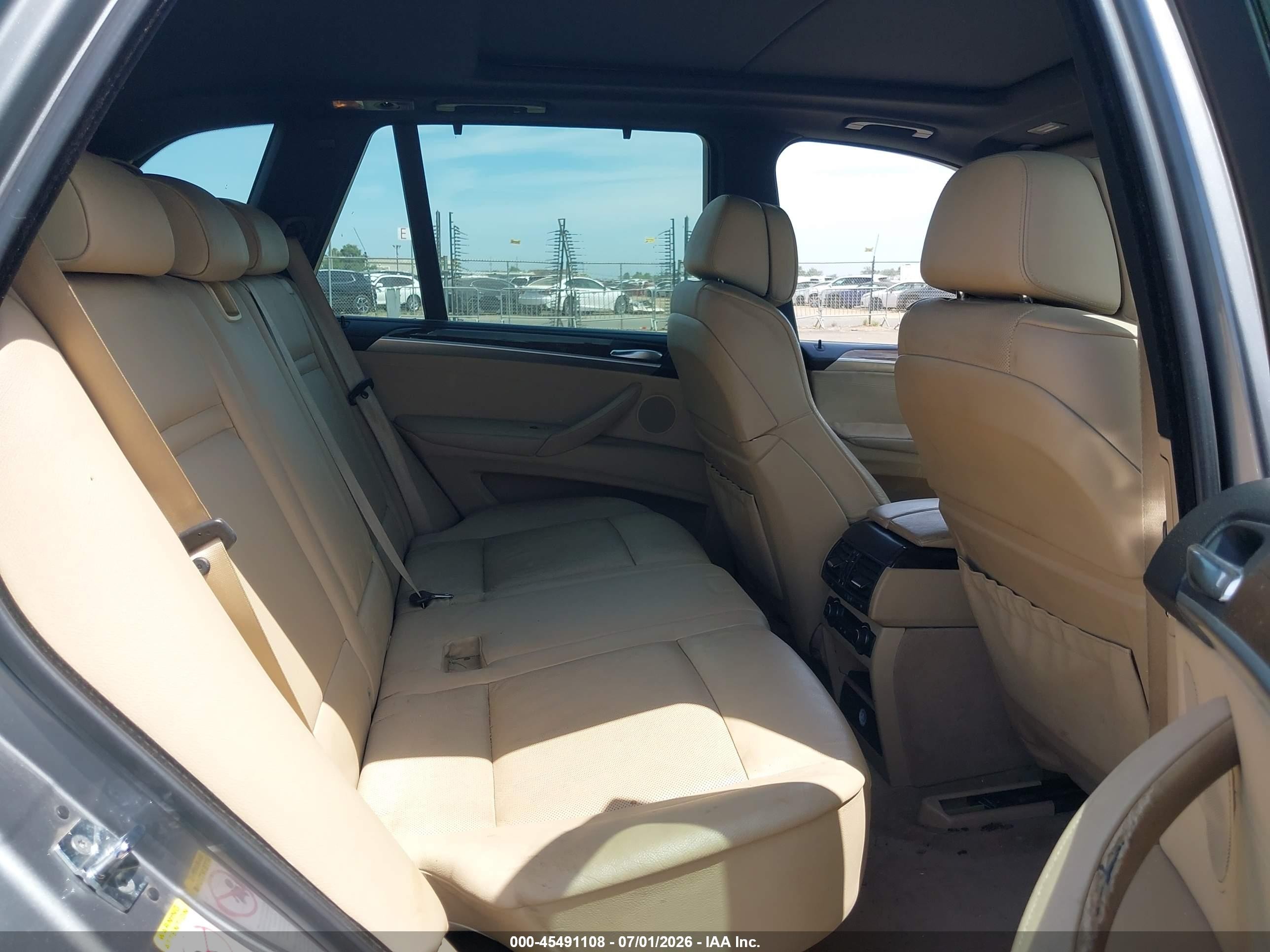 2008 Bmw X5 4.8i Gray vin: 5UXFE83558LZ98754