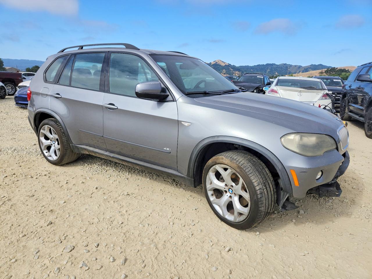 2007 Bmw X5 4.8i Black vin: 5UXFE83567LZ43275