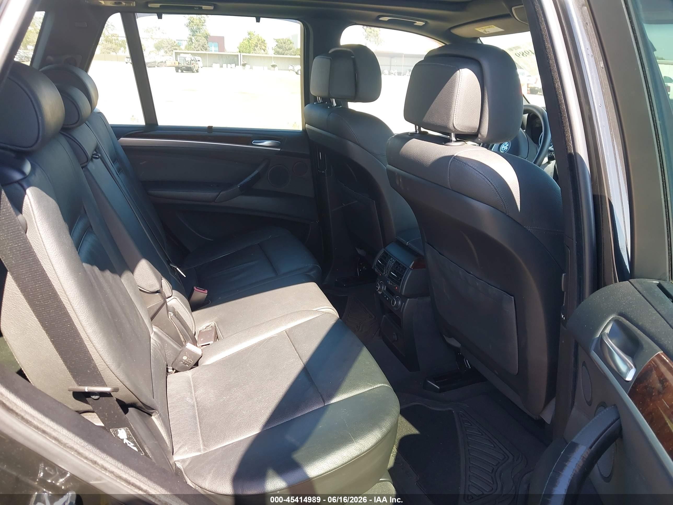 2008 Bmw X5 4.8i Black vin: 5UXFE83568L163682