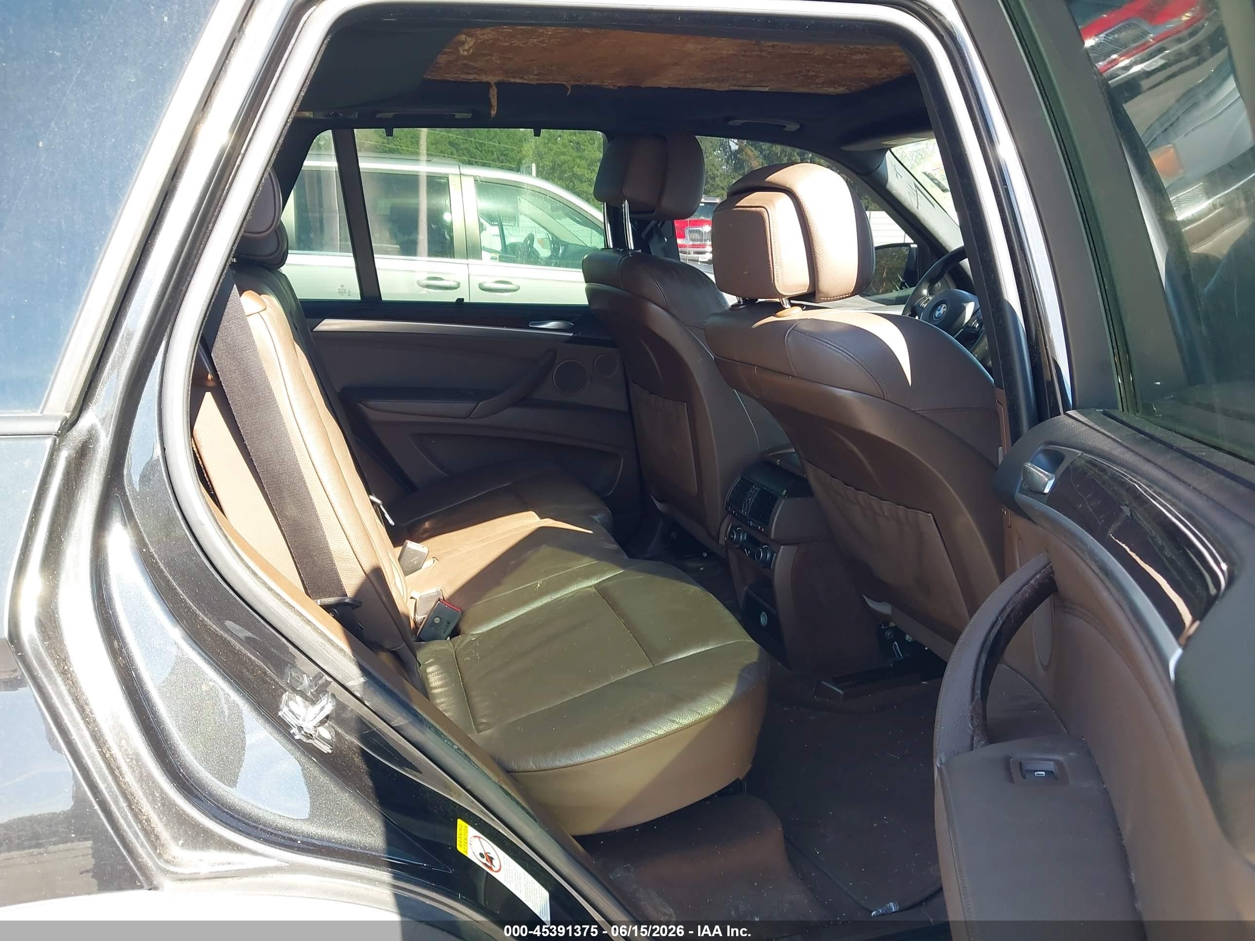 2009 Bmw X5 Xdrive48i Black vin: 5UXFE83569L170391