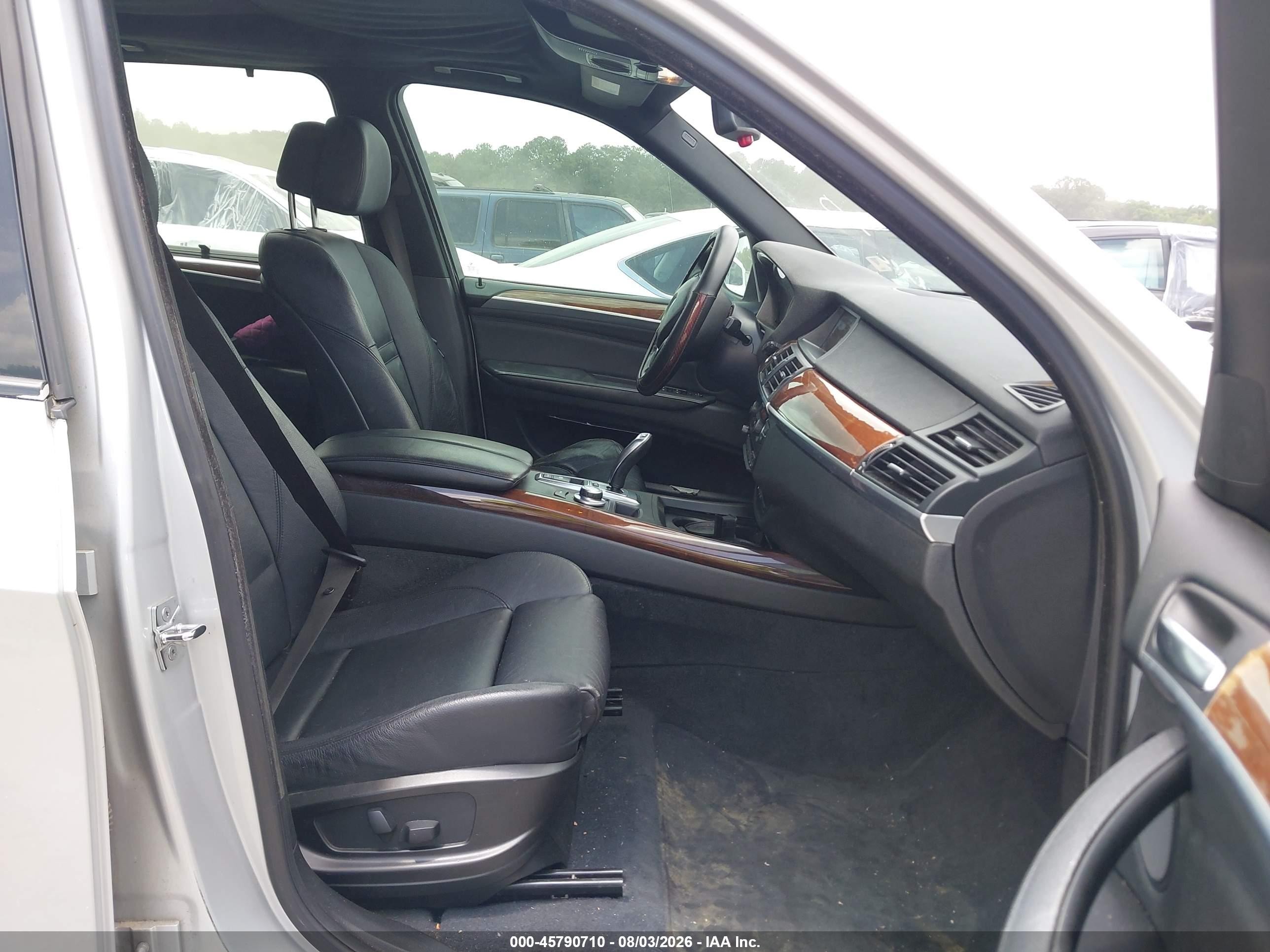 2009 Bmw X5 Xdrive48i Silver vin: 5UXFE83569L170844