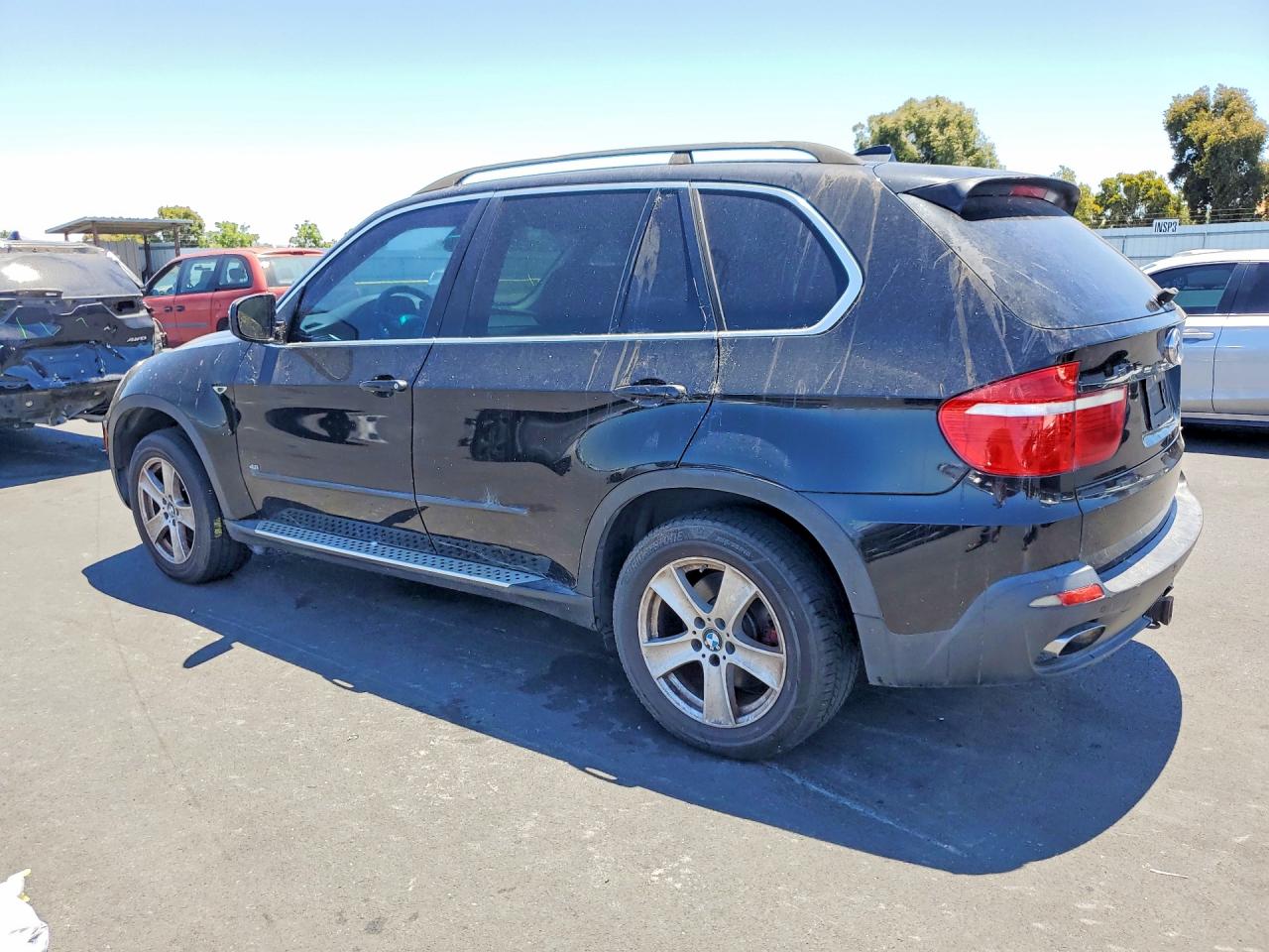 2007 Bmw X5 4.8i Black vin: 5UXFE83577LZ38229