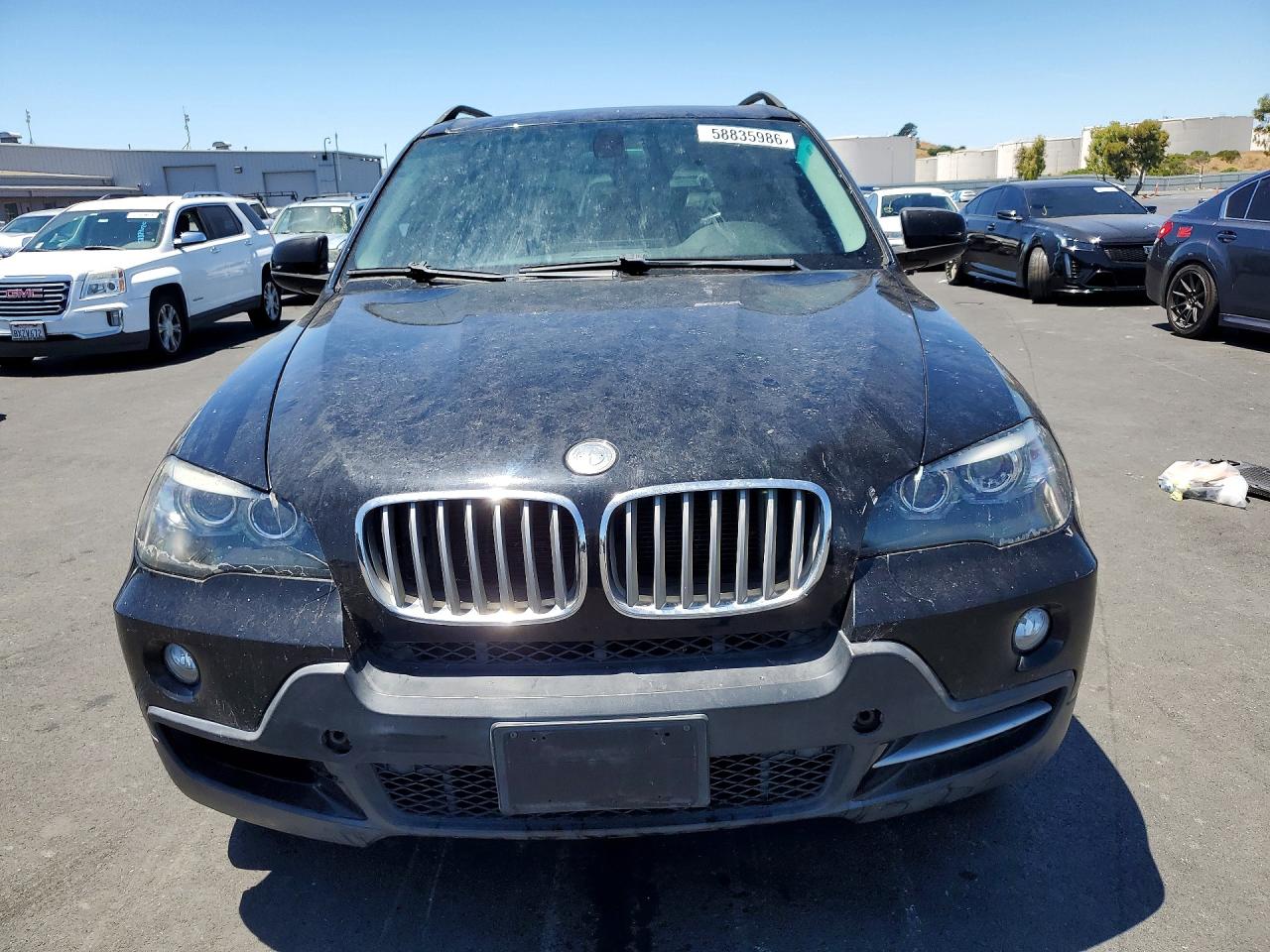 2007 Bmw X5 4.8i Black vin: 5UXFE83577LZ38229