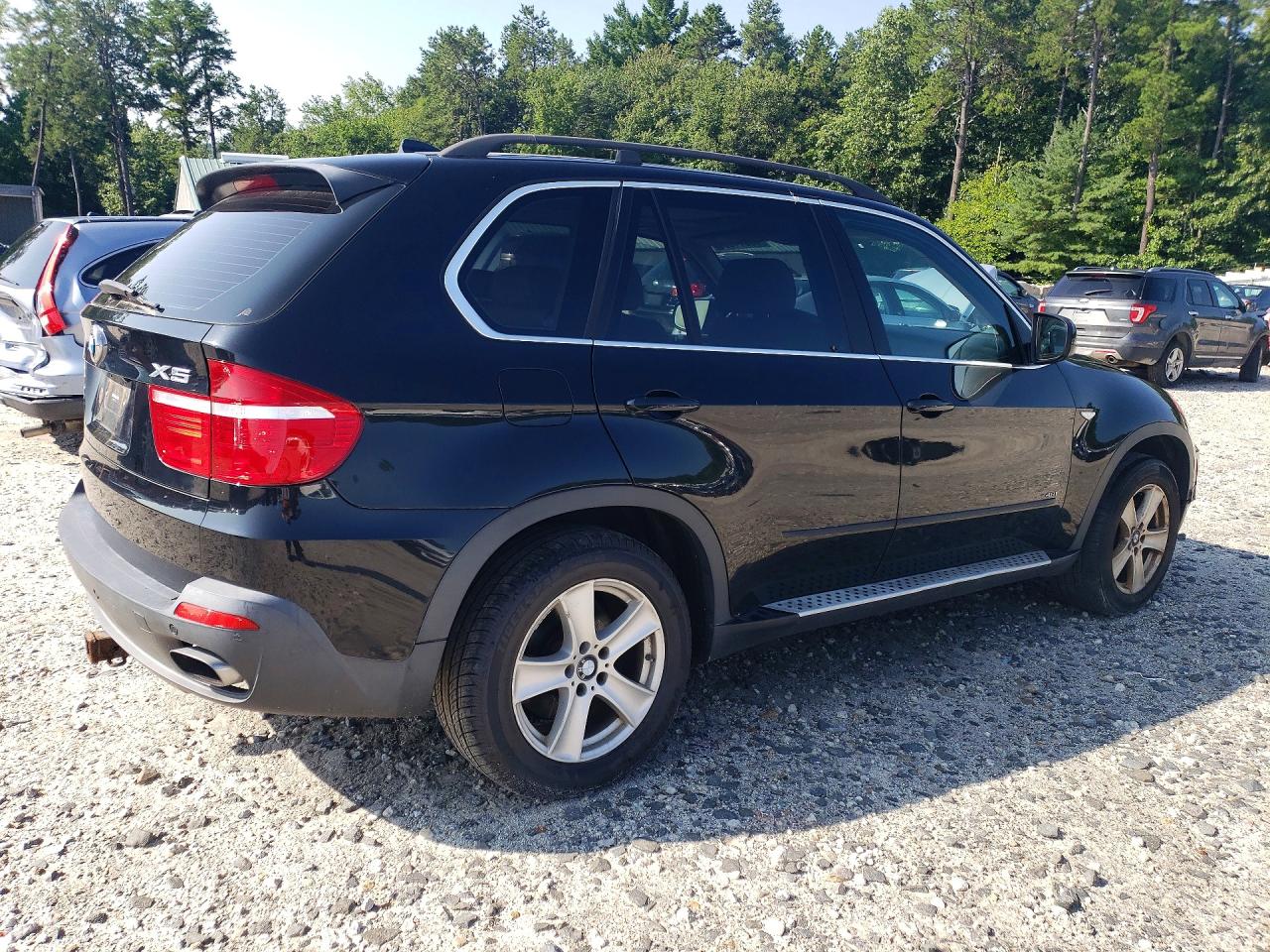 2007 Bmw X5 4.8i Black vin: 5UXFE83577LZ39235