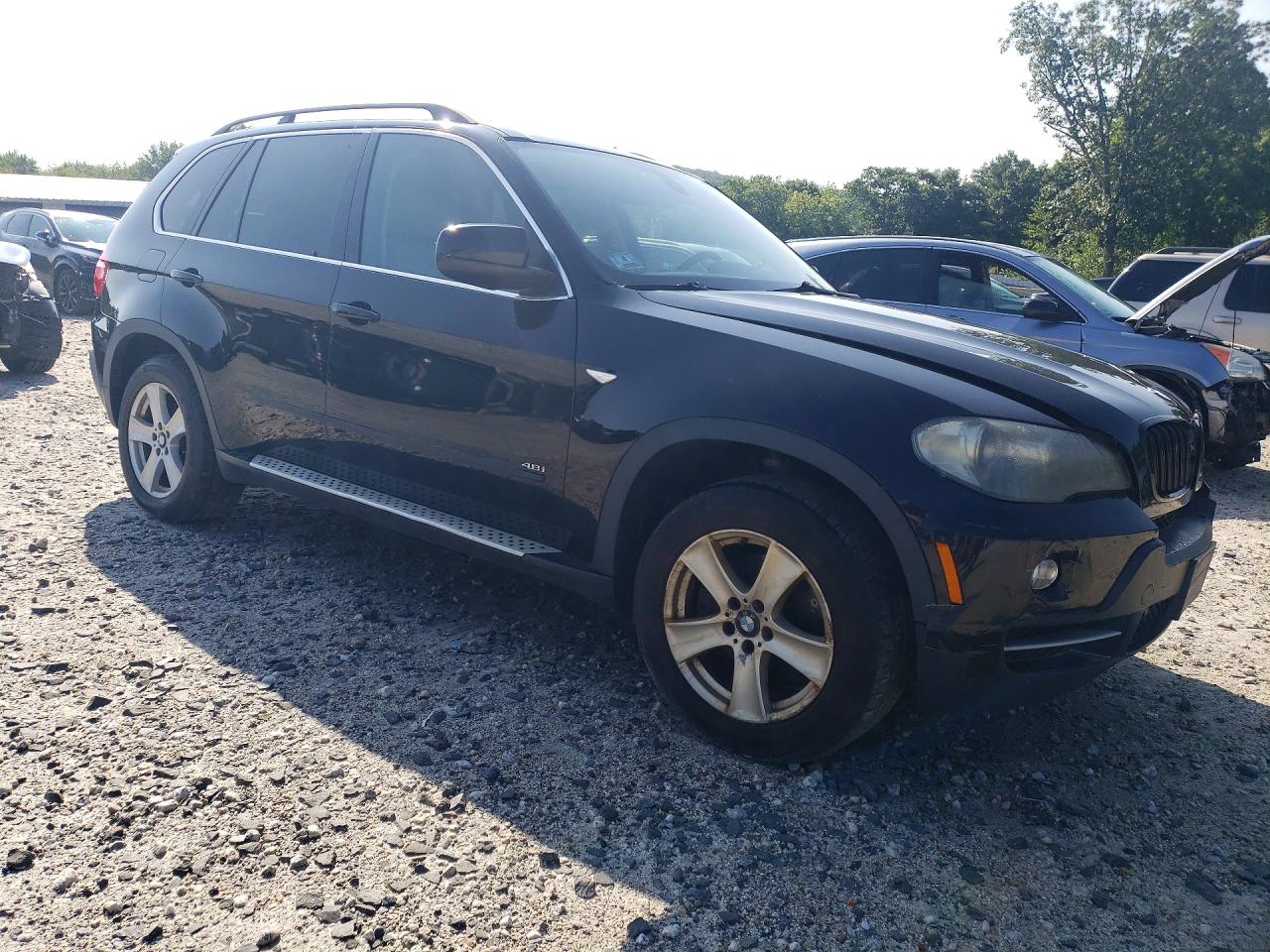 2007 Bmw X5 4.8i Black vin: 5UXFE83577LZ39235