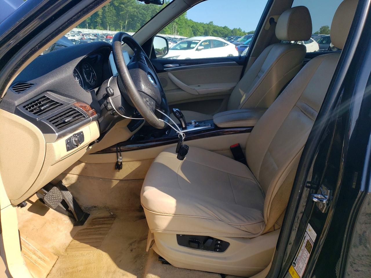 2007 Bmw X5 4.8i Black vin: 5UXFE83577LZ39235