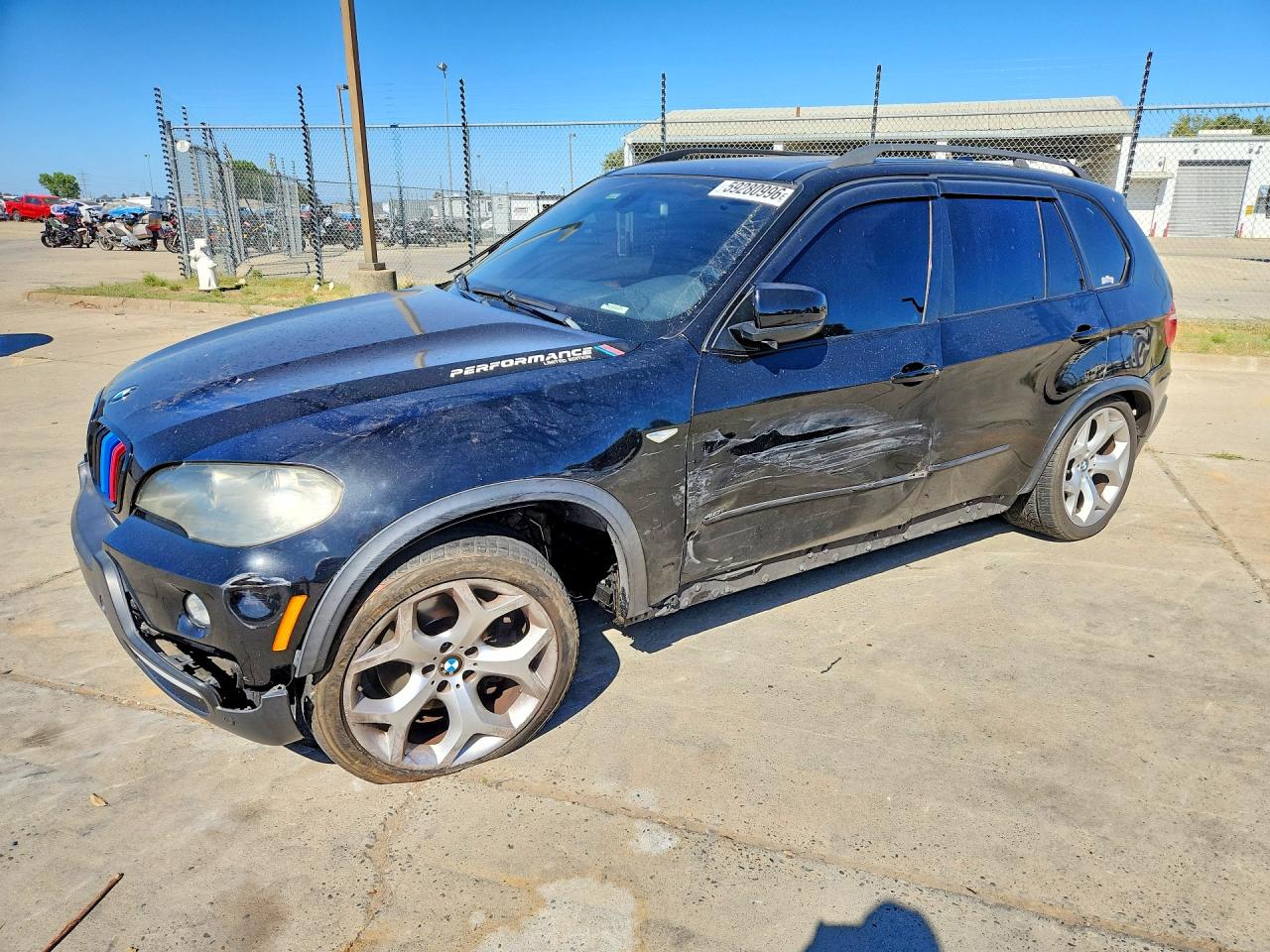 2008 Bmw X5 4.8i Black vin: 5UXFE83578L163321