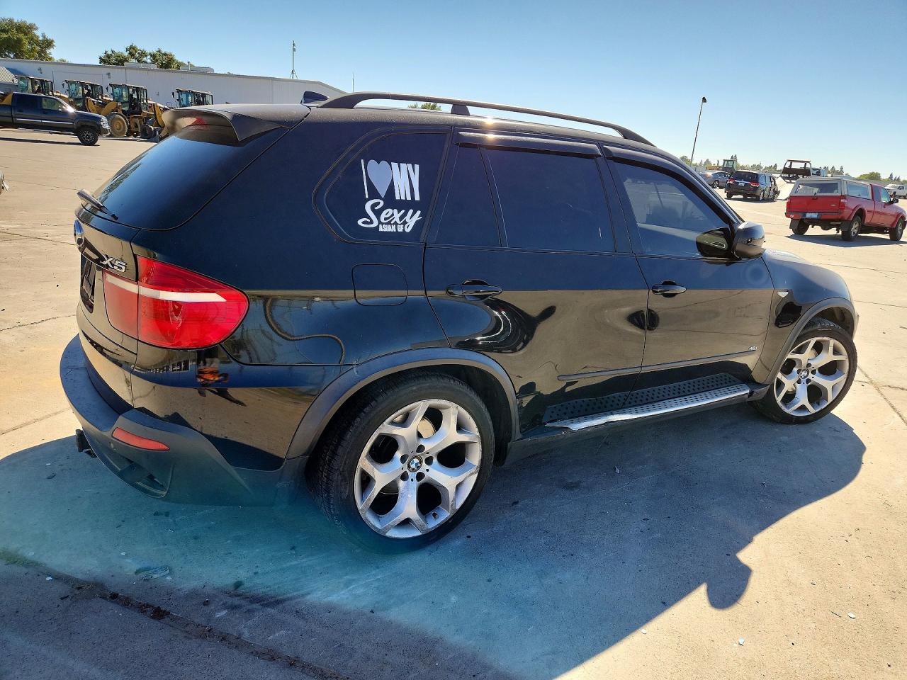 2008 Bmw X5 4.8i Black vin: 5UXFE83578L163321