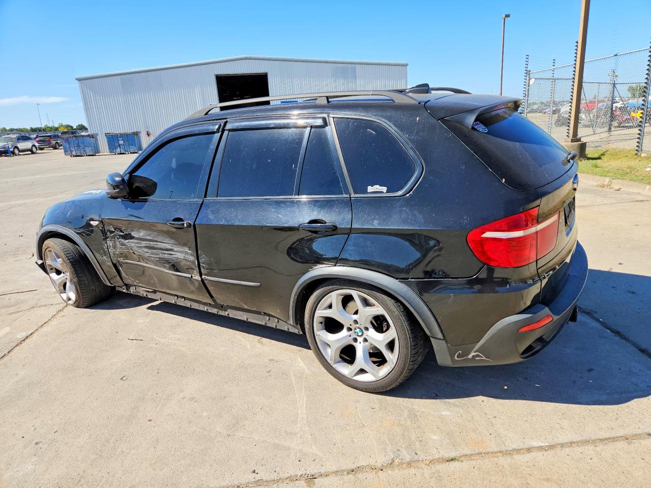 2008 Bmw X5 4.8i Black vin: 5UXFE83578L163321