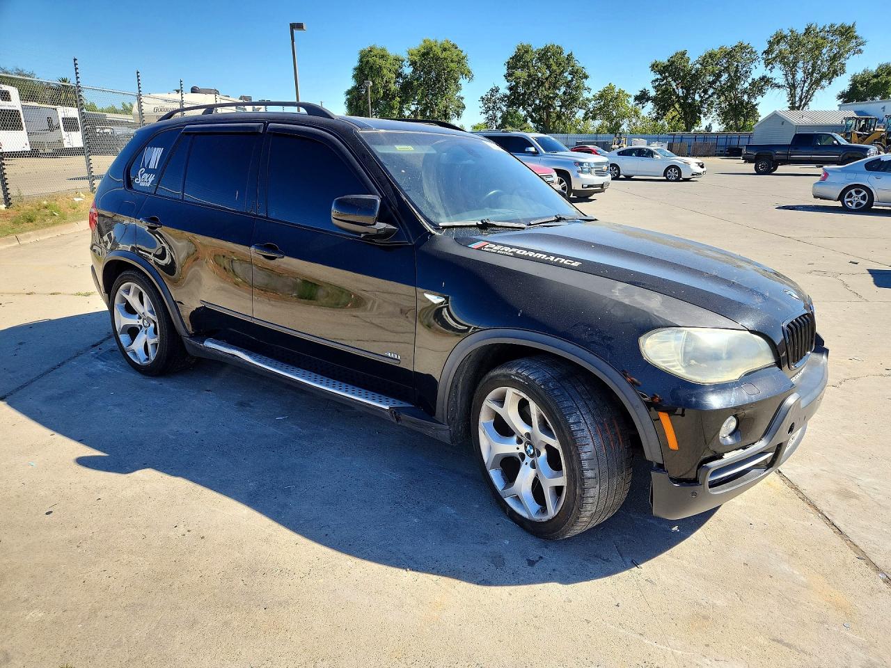 2008 Bmw X5 4.8i Black vin: 5UXFE83578L163321