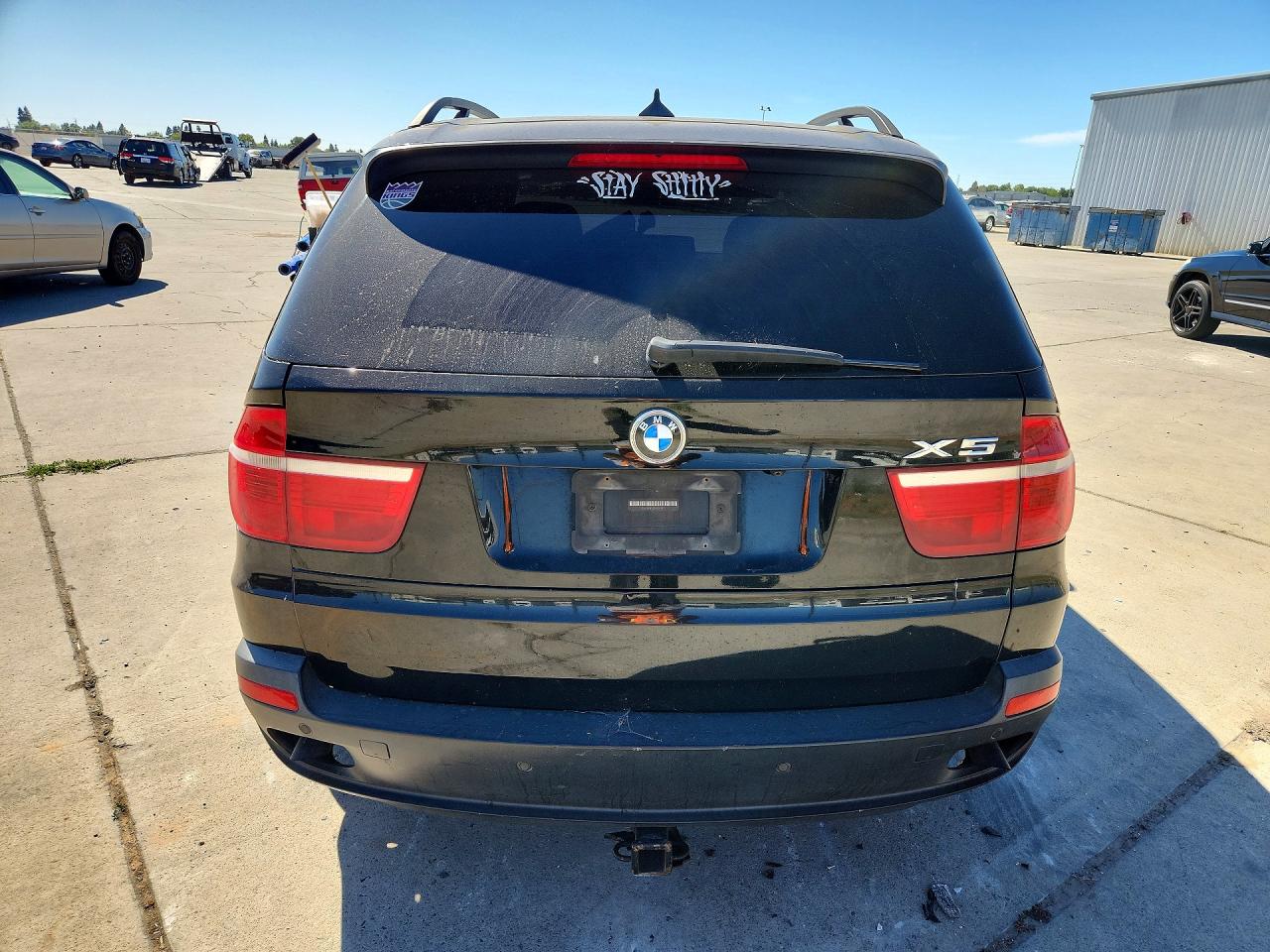 2008 Bmw X5 4.8i Black vin: 5UXFE83578L163321
