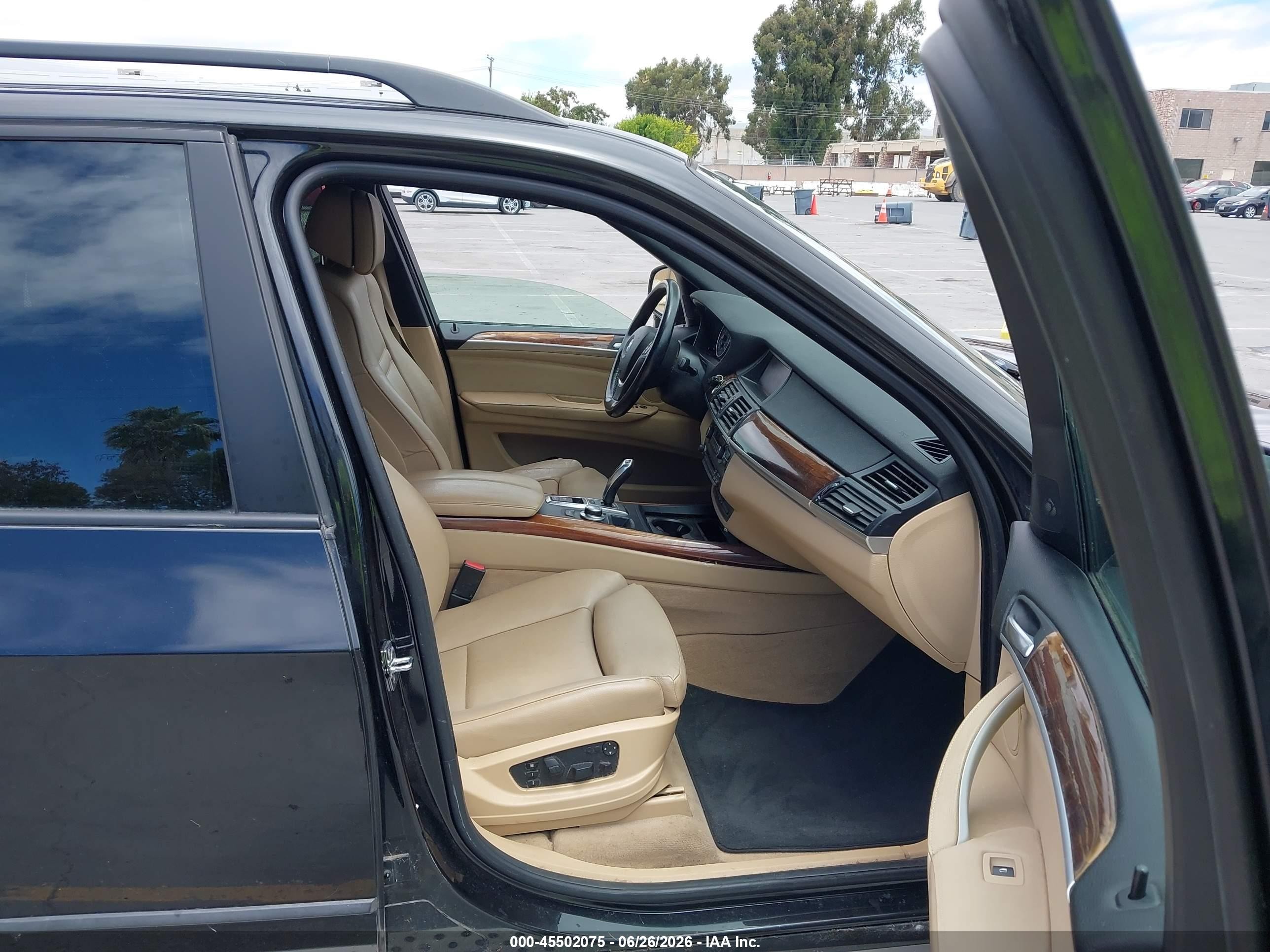 2009 Bmw X5 Xdrive48i Black vin: 5UXFE83579L171081