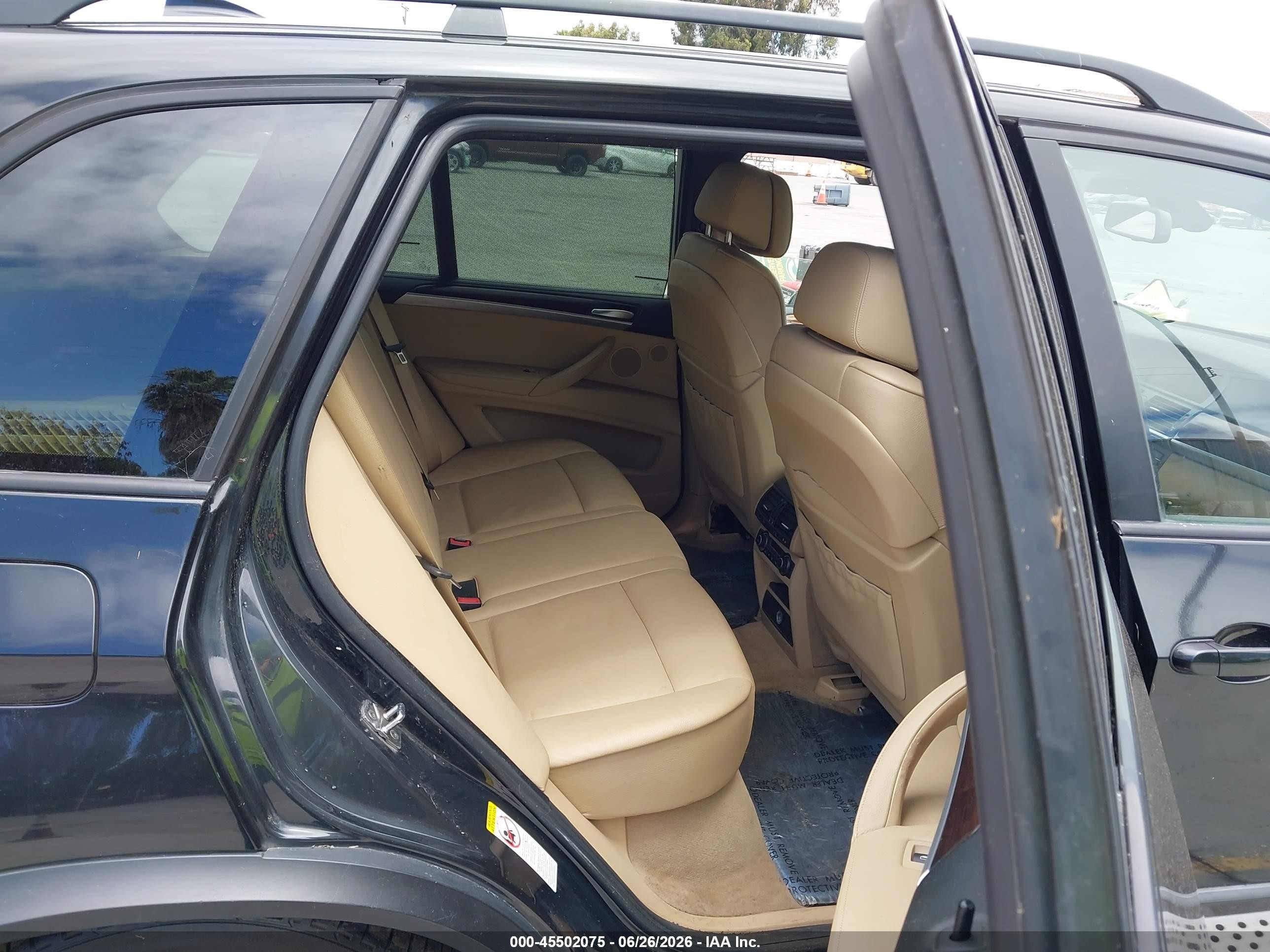 2009 Bmw X5 Xdrive48i Black vin: 5UXFE83579L171081