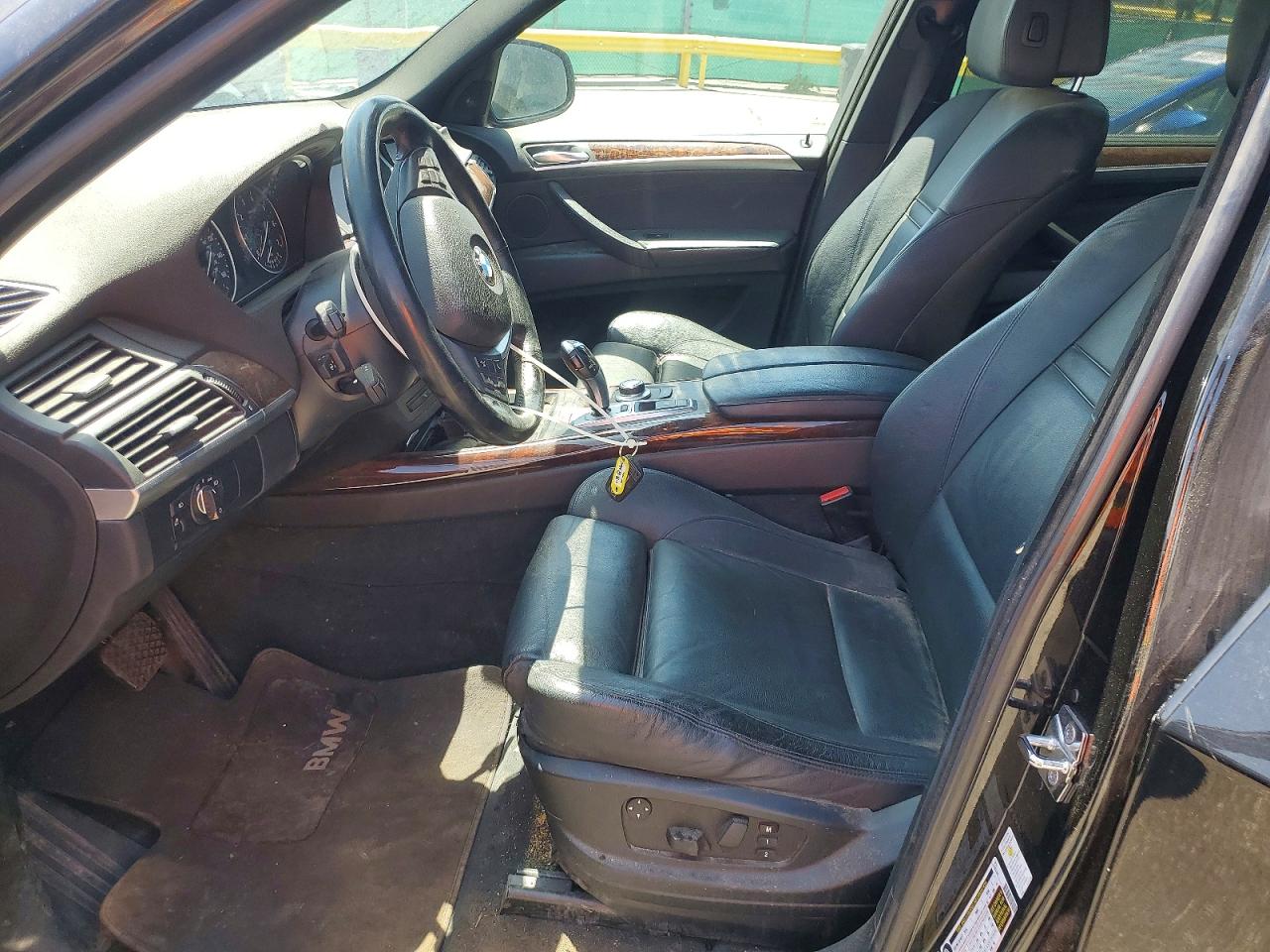 2008 Bmw X5 4.8i Black vin: 5UXFE83588L098348