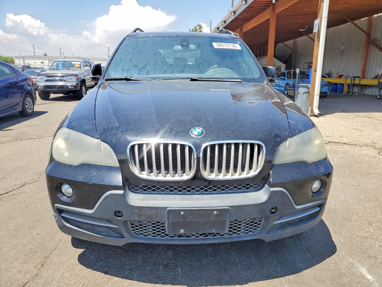 2008 Bmw X5 4.8i Black vin: 5UXFE83588L098348