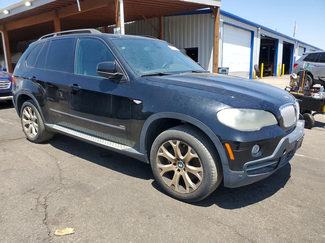 2008 Bmw X5 4.8i Black vin: 5UXFE83588L098348