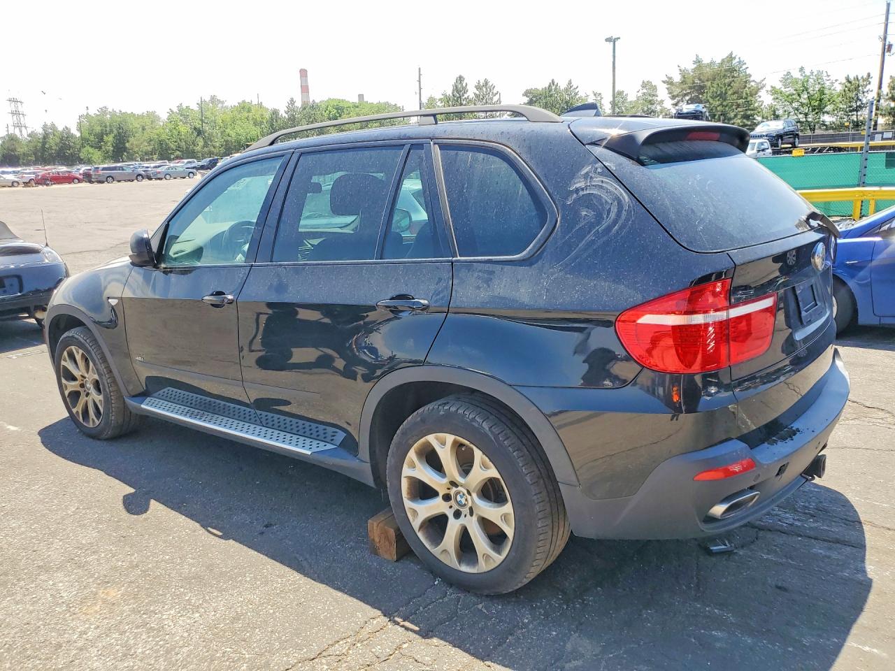 2008 Bmw X5 4.8i Black vin: 5UXFE83588L098348