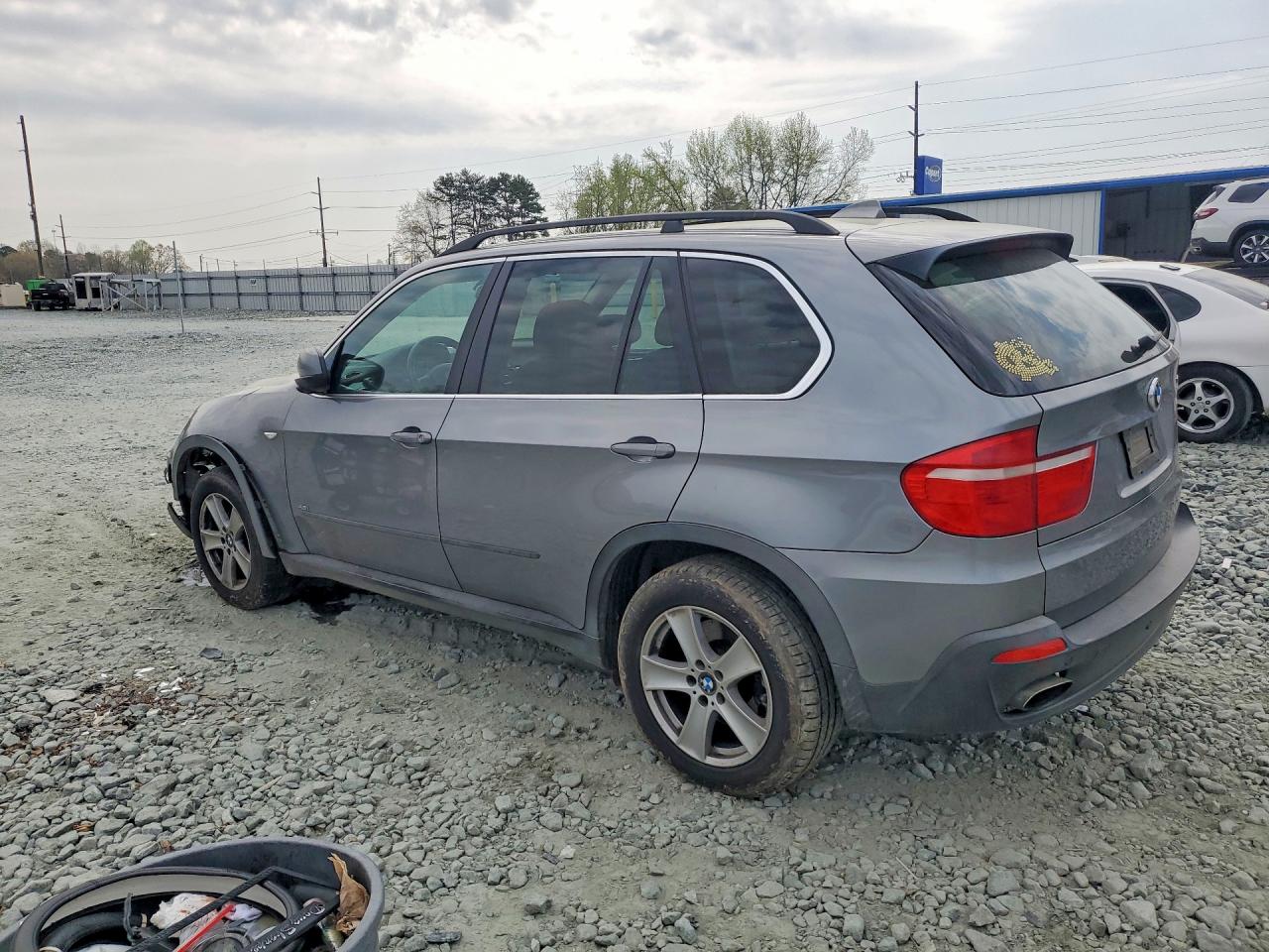 2008 Bmw X5 Silver vin: 5UXFE83588LZ98537