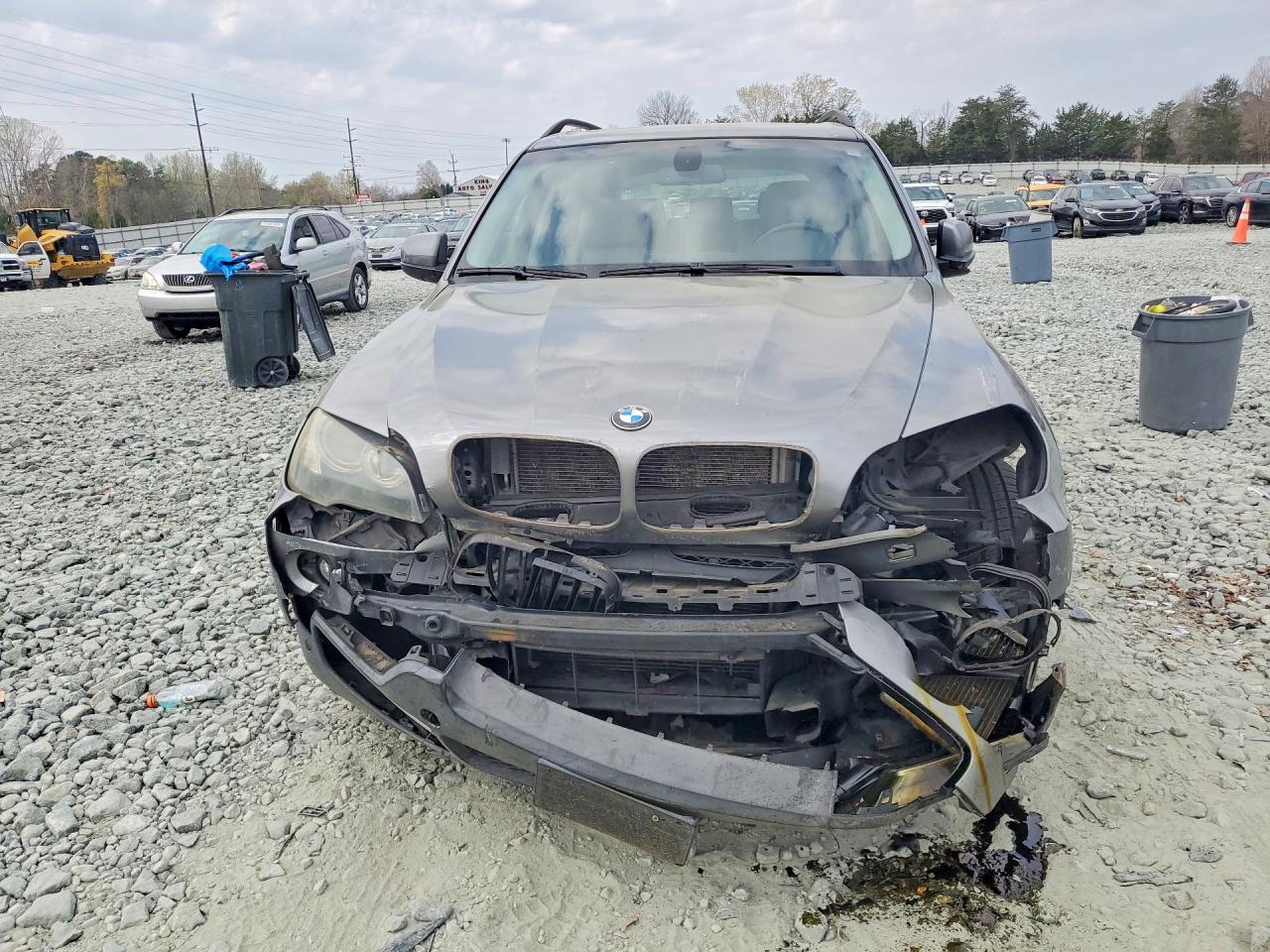 2008 Bmw X5 Silver vin: 5UXFE83588LZ98537