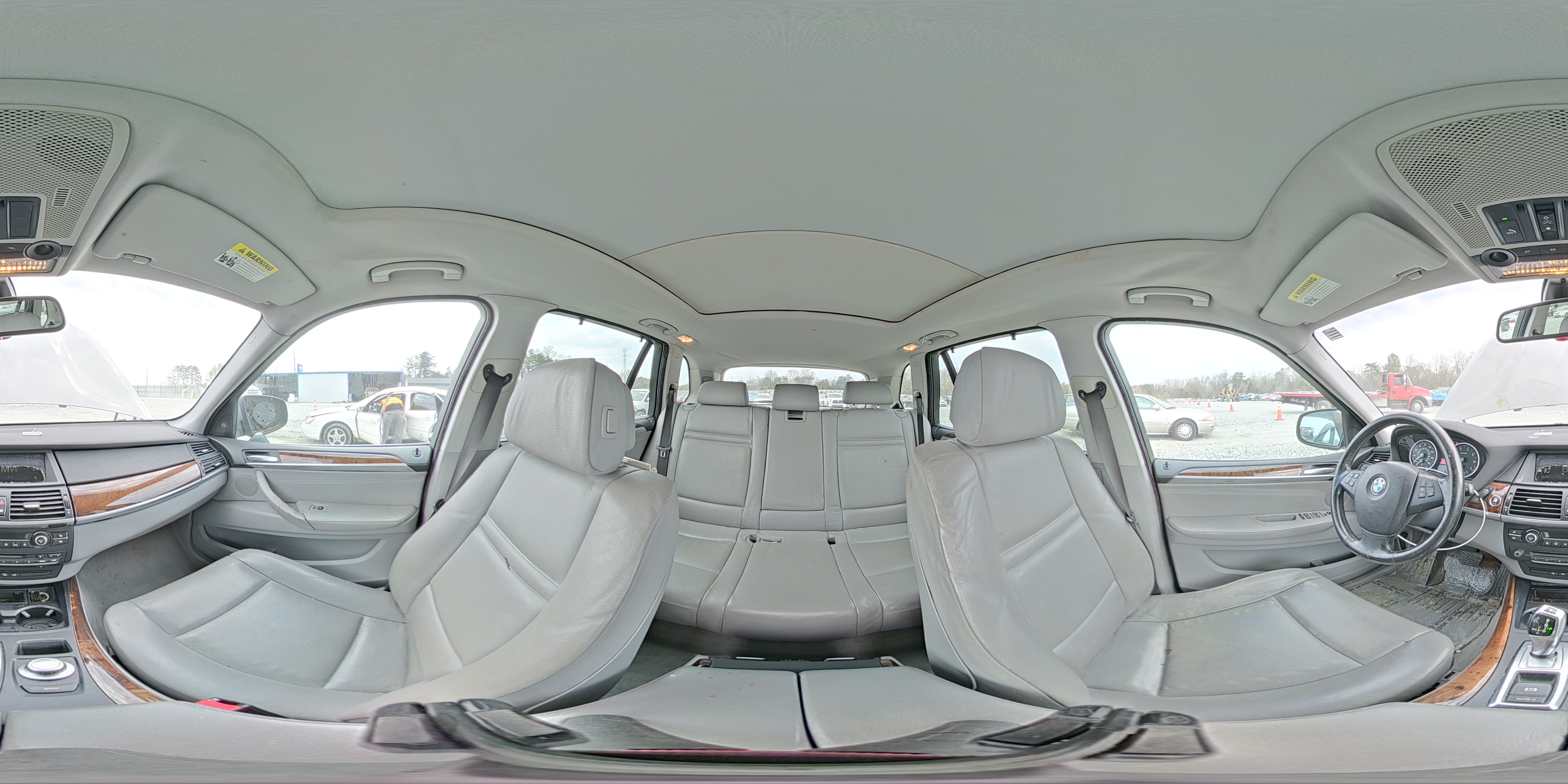2008 Bmw X5 Silver vin: 5UXFE83588LZ98537