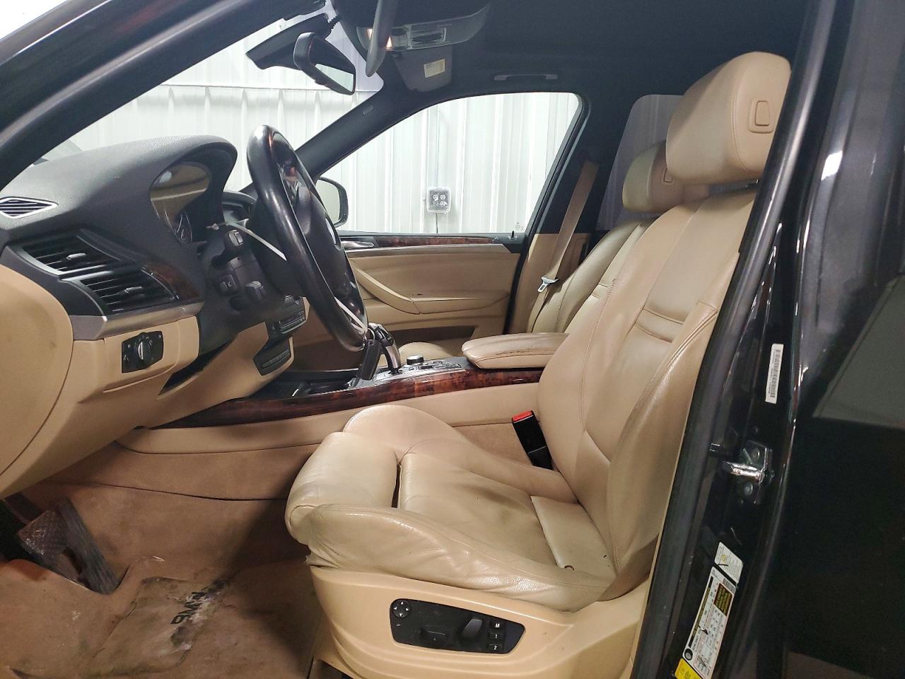 2008 Bmw X5 4.8i Black vin: 5UXFE83598LZ99258