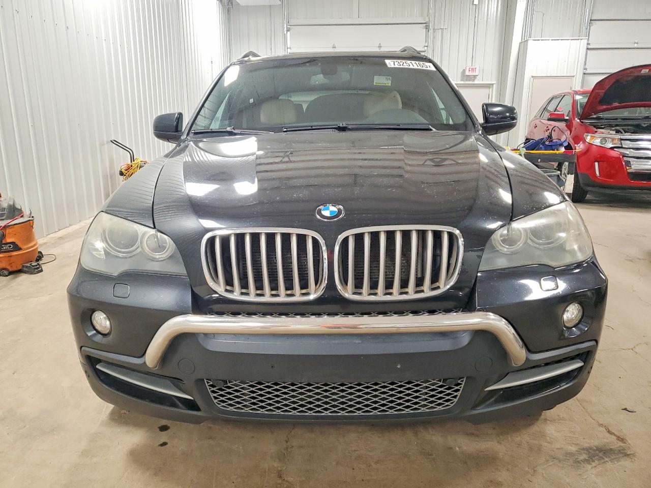 2008 Bmw X5 4.8i Black vin: 5UXFE83598LZ99258