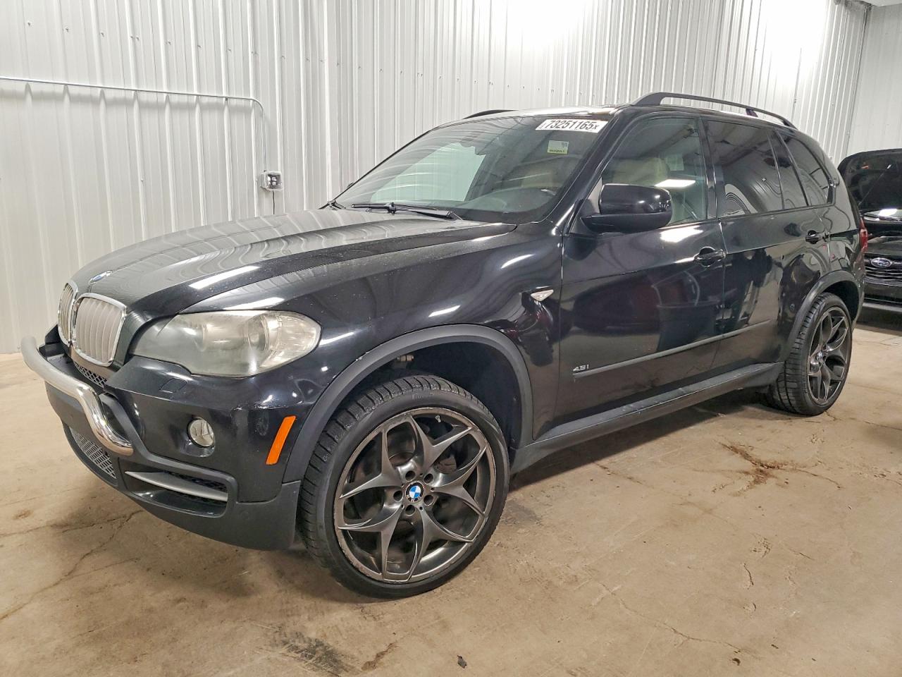 2008 Bmw X5 4.8i Black vin: 5UXFE83598LZ99258