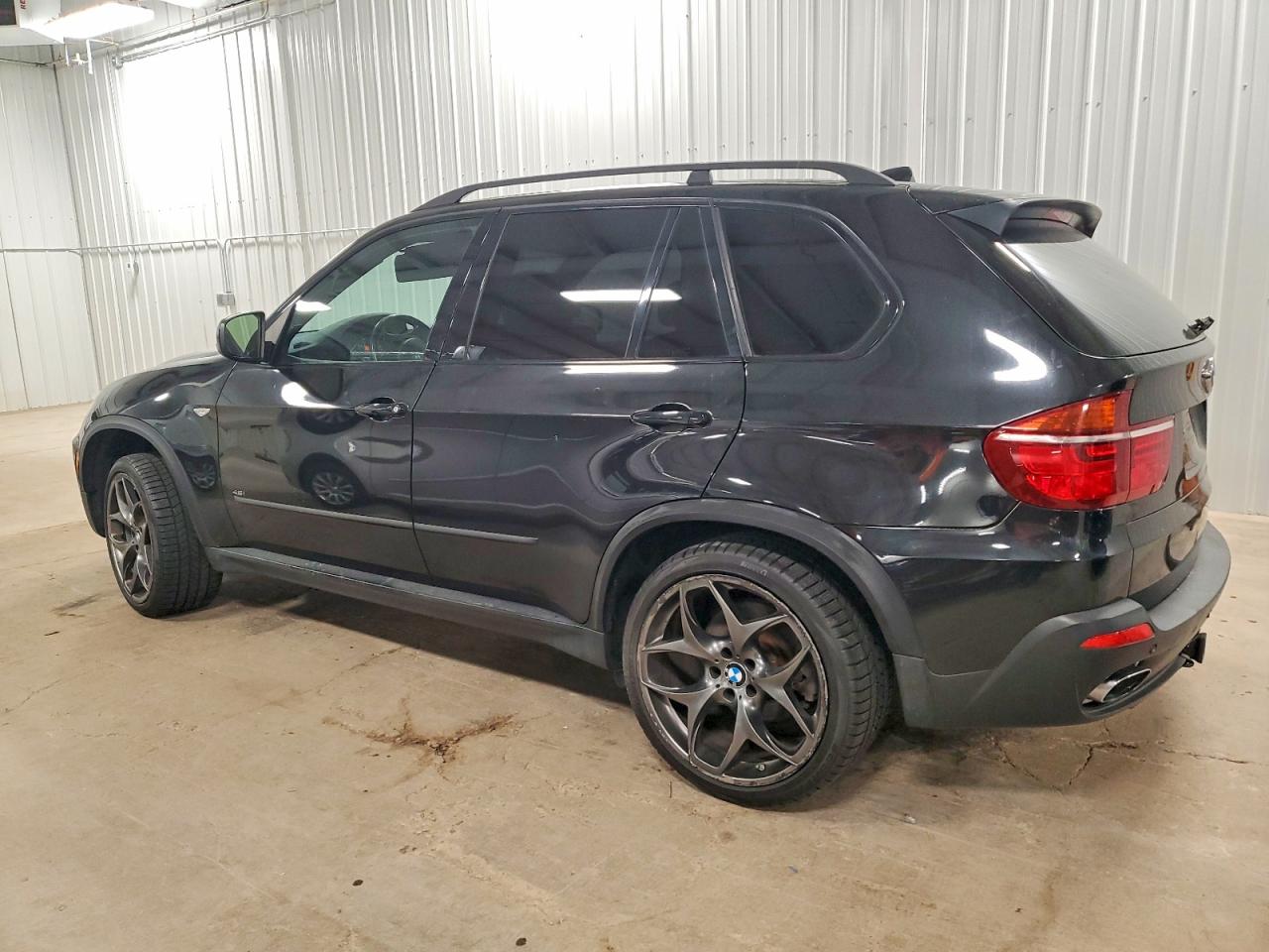 2008 Bmw X5 4.8i Black vin: 5UXFE83598LZ99258