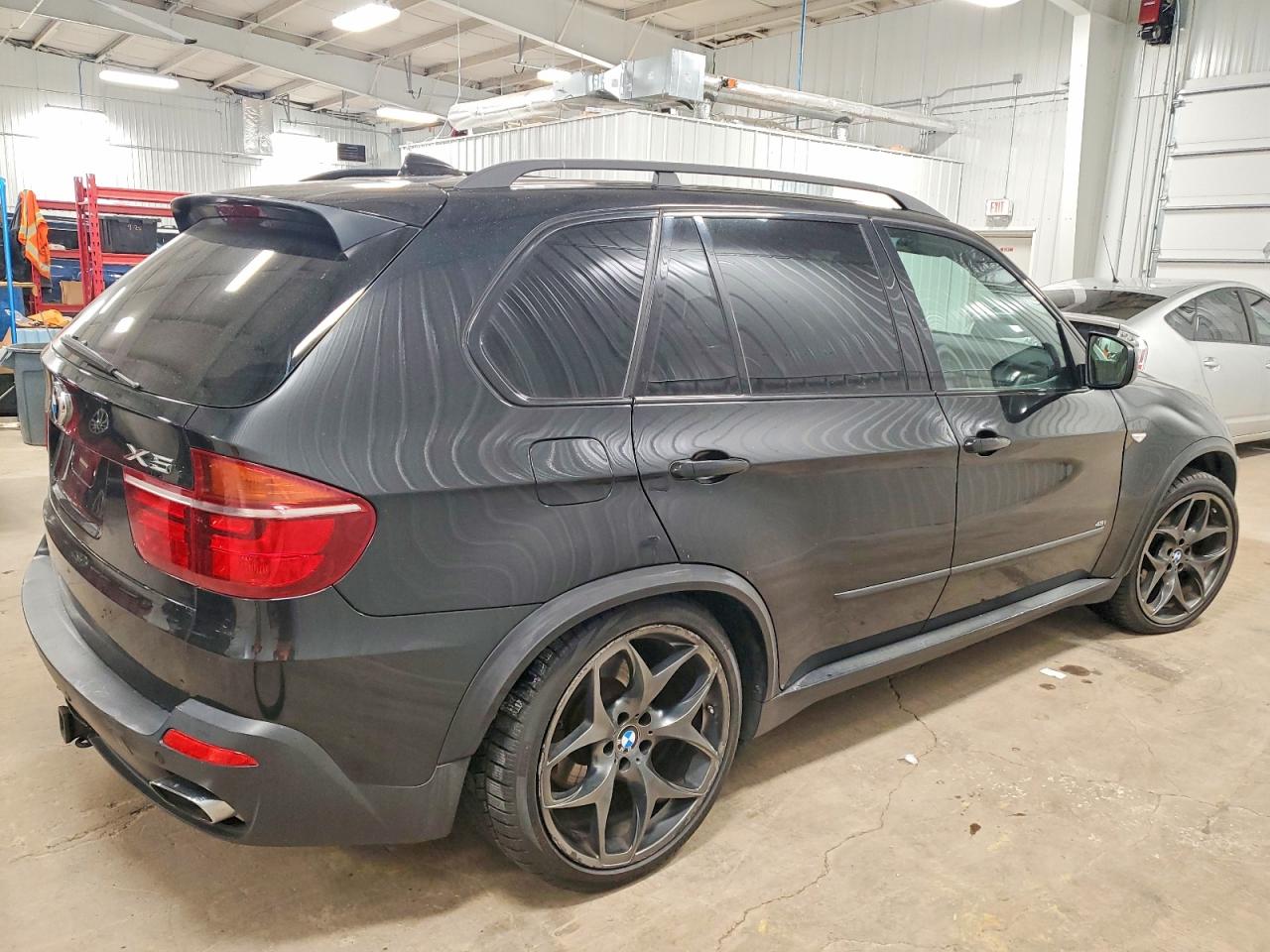 2008 Bmw X5 4.8i Black vin: 5UXFE83598LZ99258