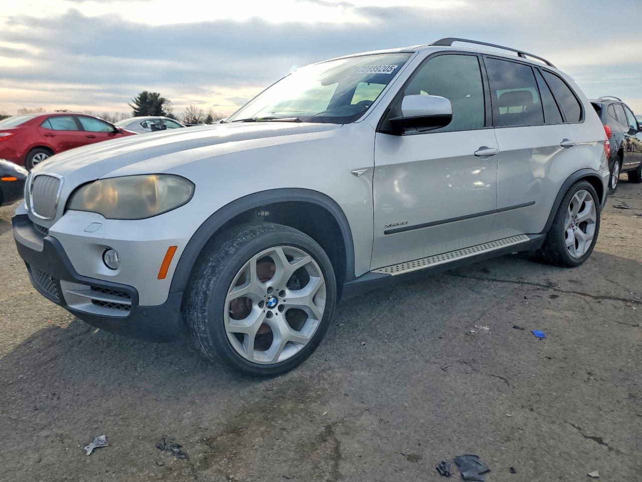 2009 Bmw X5 Xdrive48i Silver vin: 5UXFE83599L309932