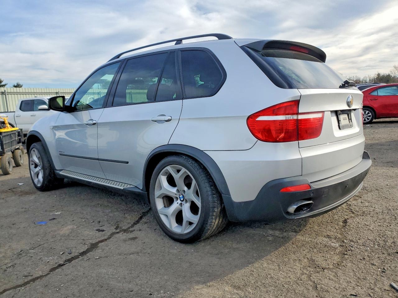 2009 Bmw X5 Xdrive48i Silver vin: 5UXFE83599L309932