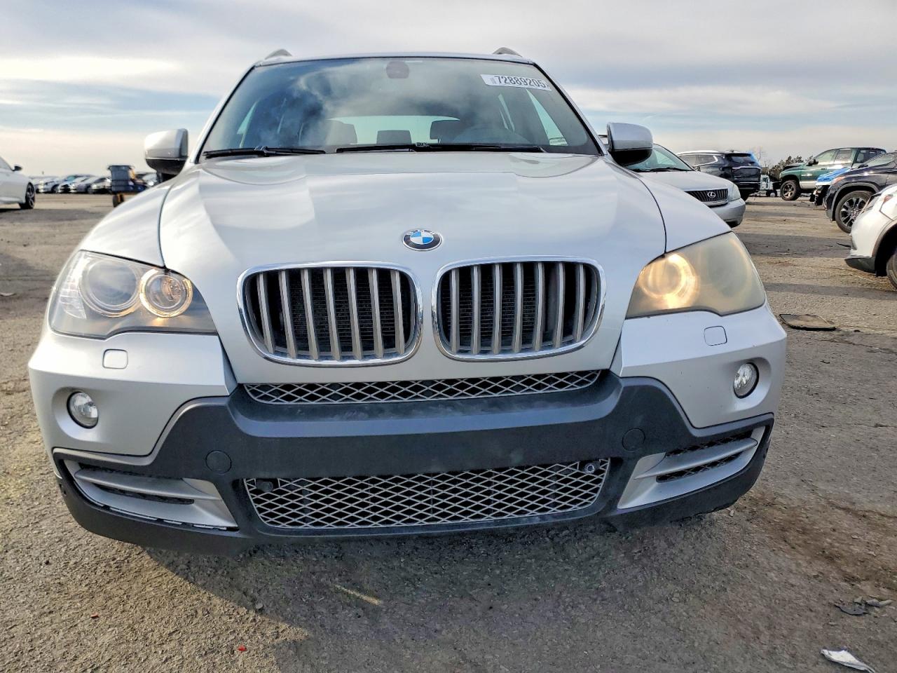 2009 Bmw X5 Xdrive48i Silver vin: 5UXFE83599L309932