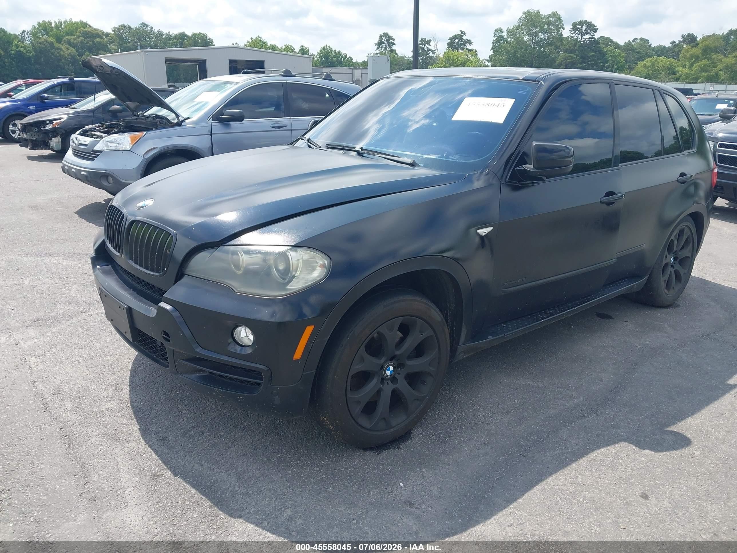 2010 Bmw X5 Xdrive48i Black vin: 5UXFE8C50AL311296
