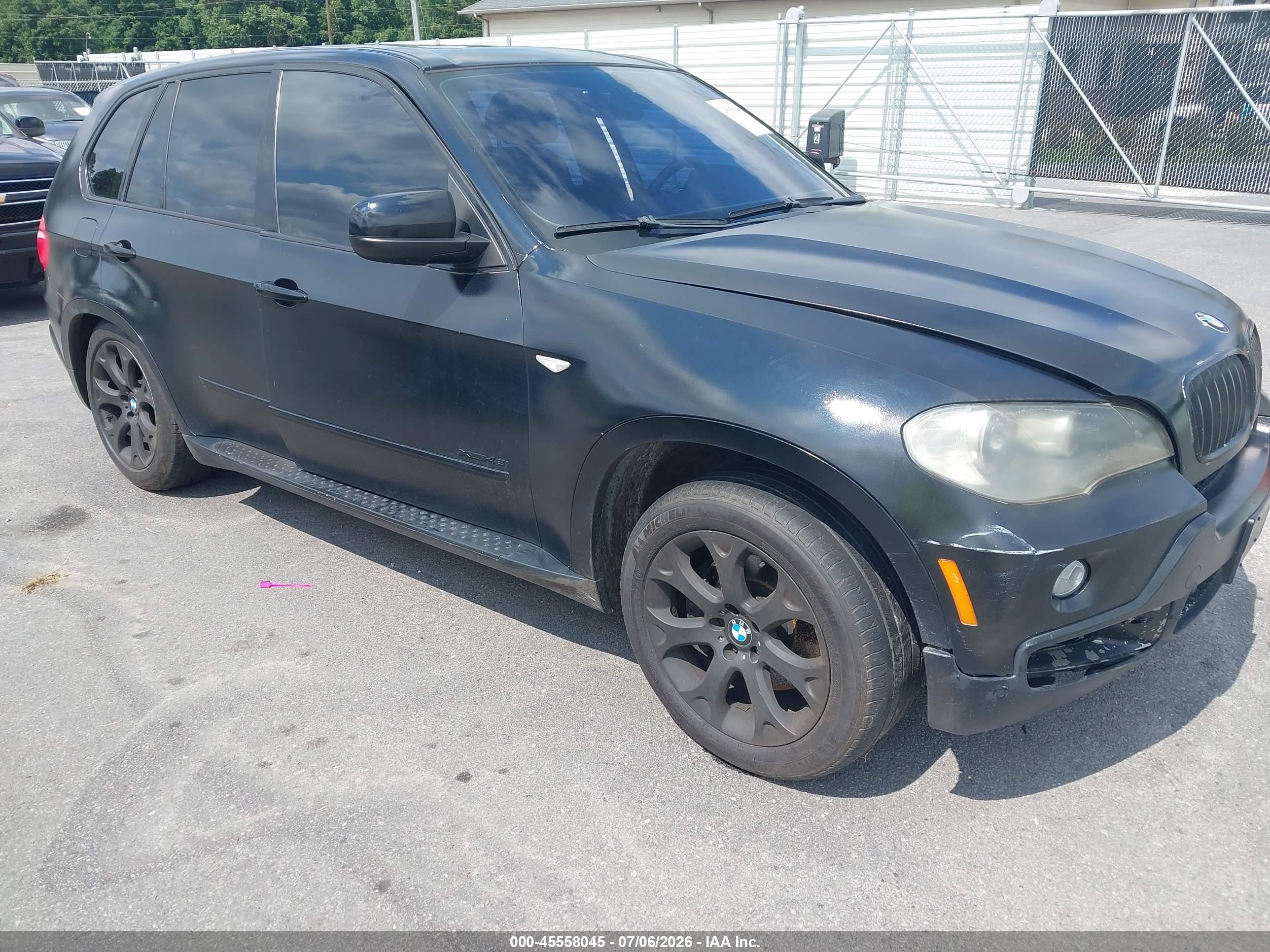 2010 Bmw X5 Xdrive48i Black vin: 5UXFE8C50AL311296