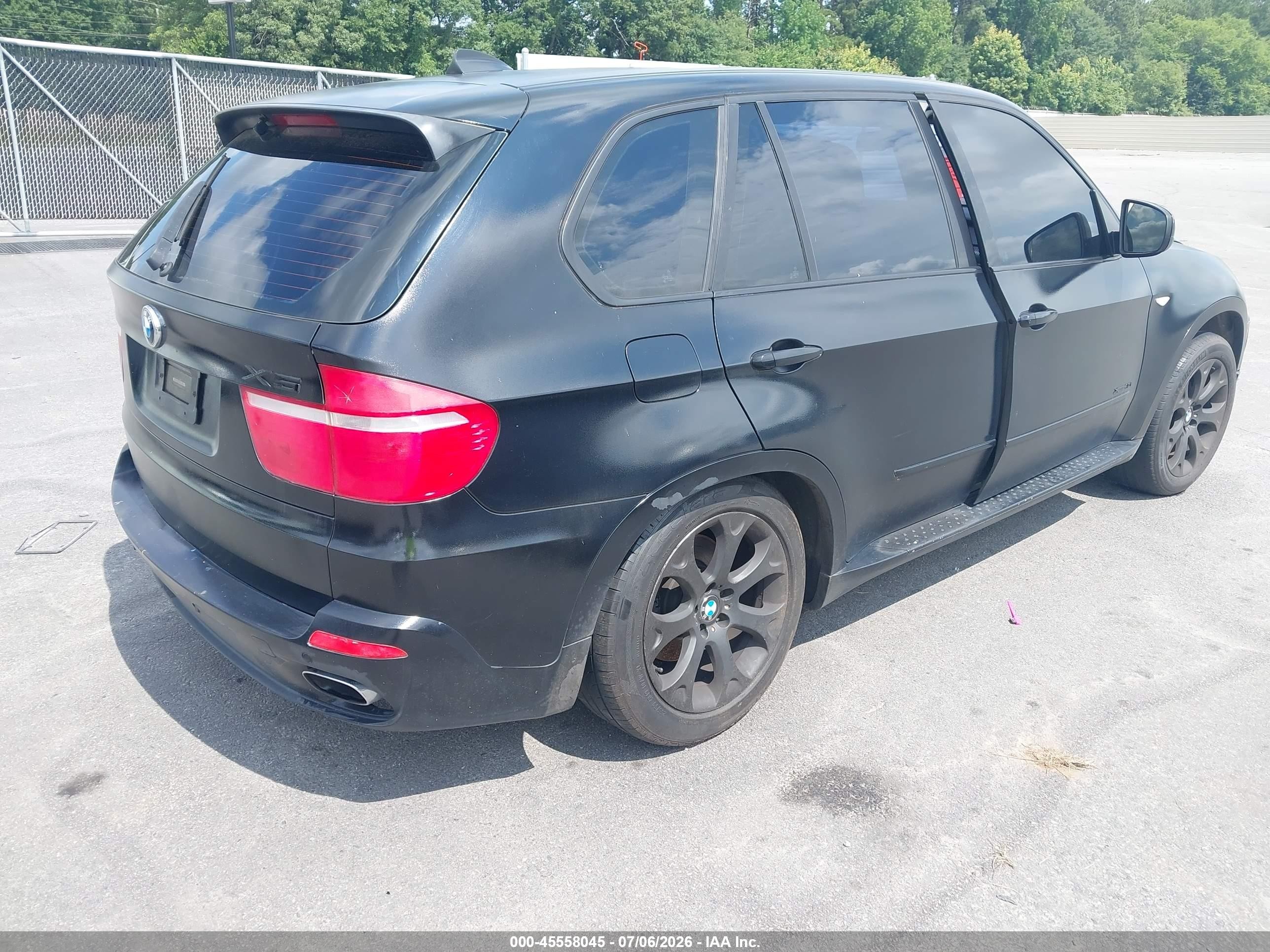 2010 Bmw X5 Xdrive48i Black vin: 5UXFE8C50AL311296