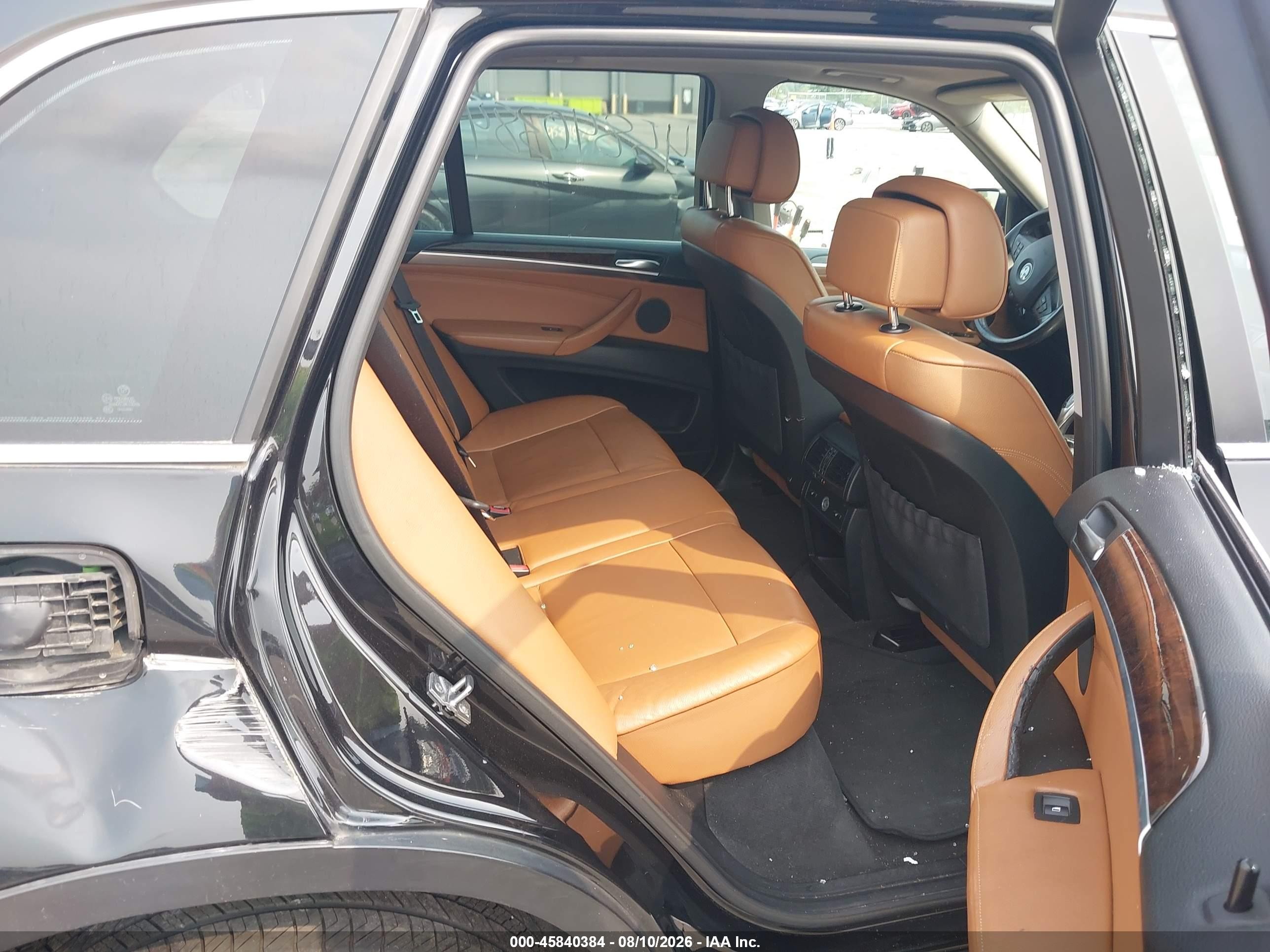 2010 Bmw X5 Xdrive48i Black vin: 5UXFE8C50AL312707