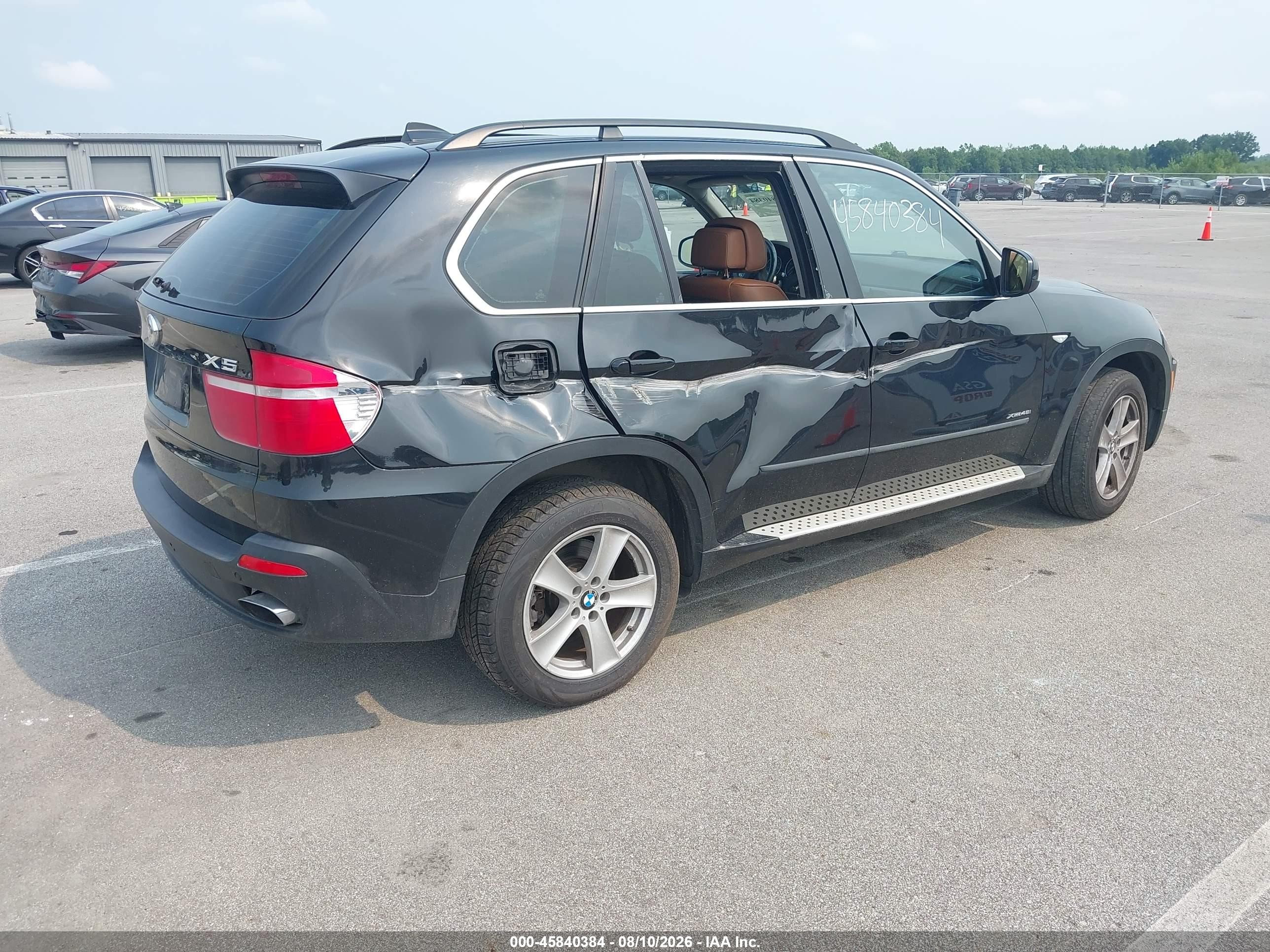 2010 Bmw X5 Xdrive48i Black vin: 5UXFE8C50AL312707