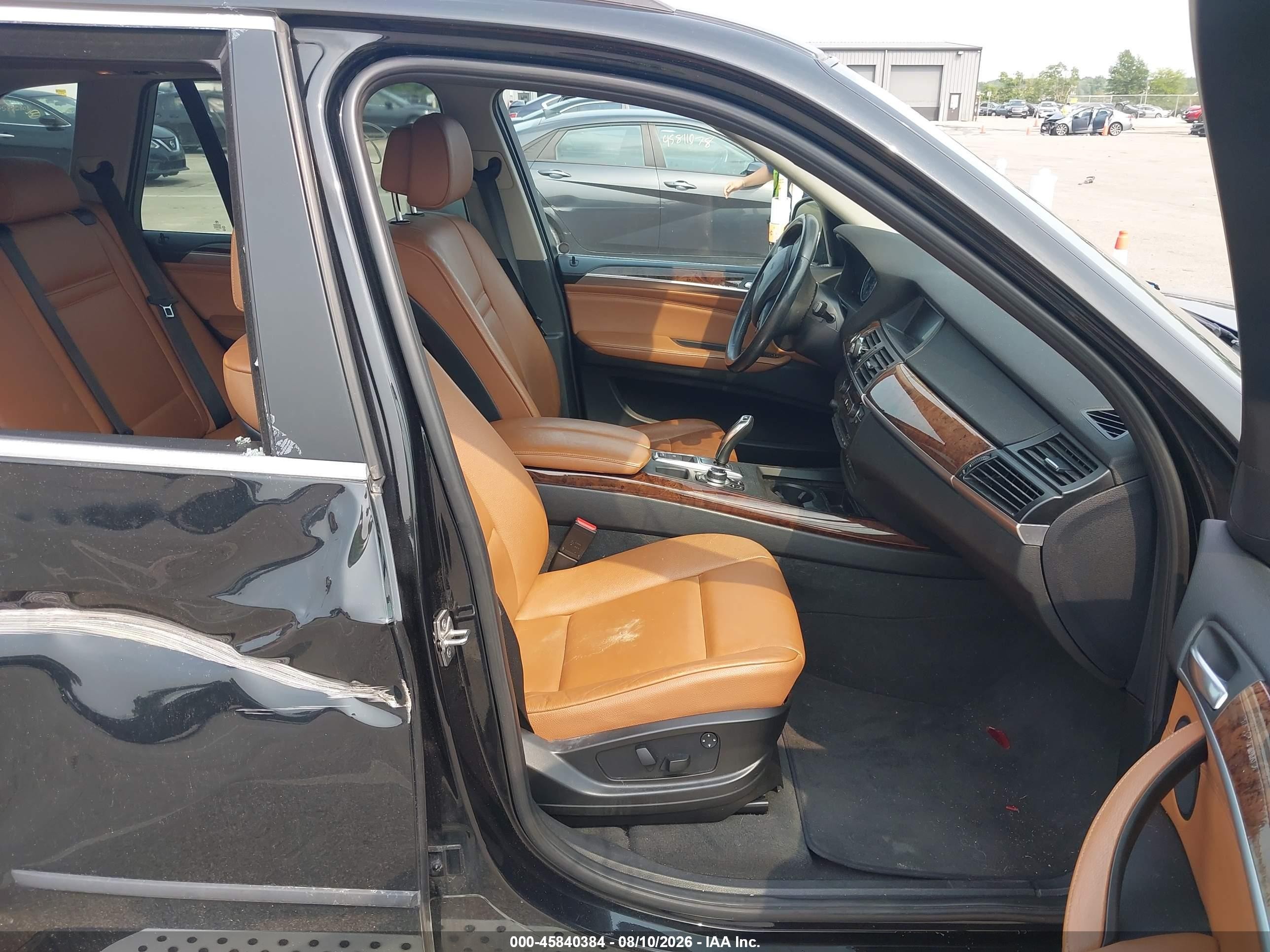 2010 Bmw X5 Xdrive48i Black vin: 5UXFE8C50AL312707