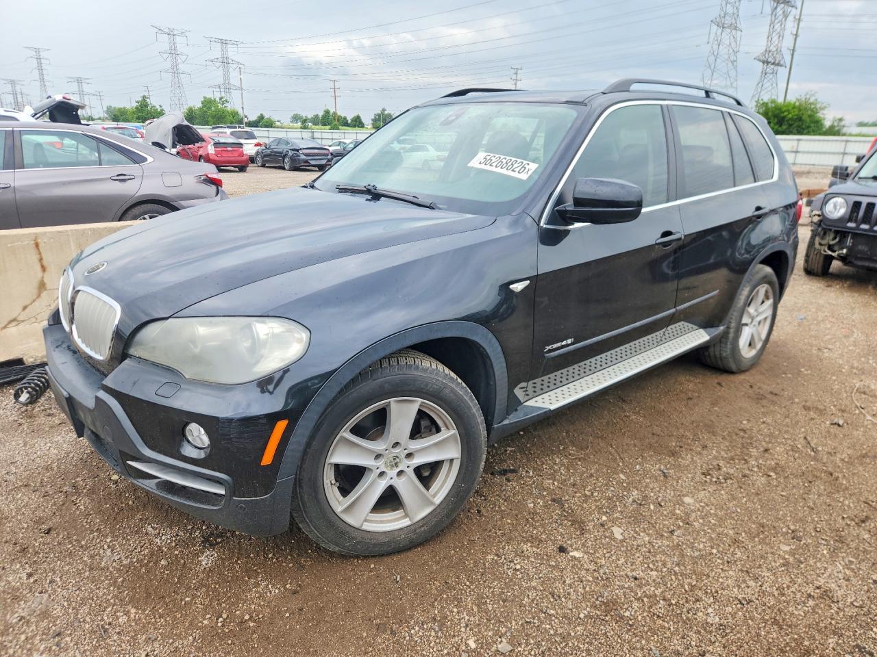 2010 Bmw X5 Xdrive48i Black vin: 5UXFE8C53AL311244