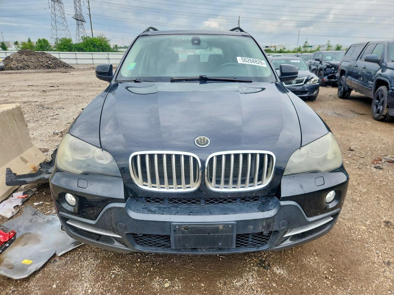 2010 Bmw X5 Xdrive48i Black vin: 5UXFE8C53AL311244