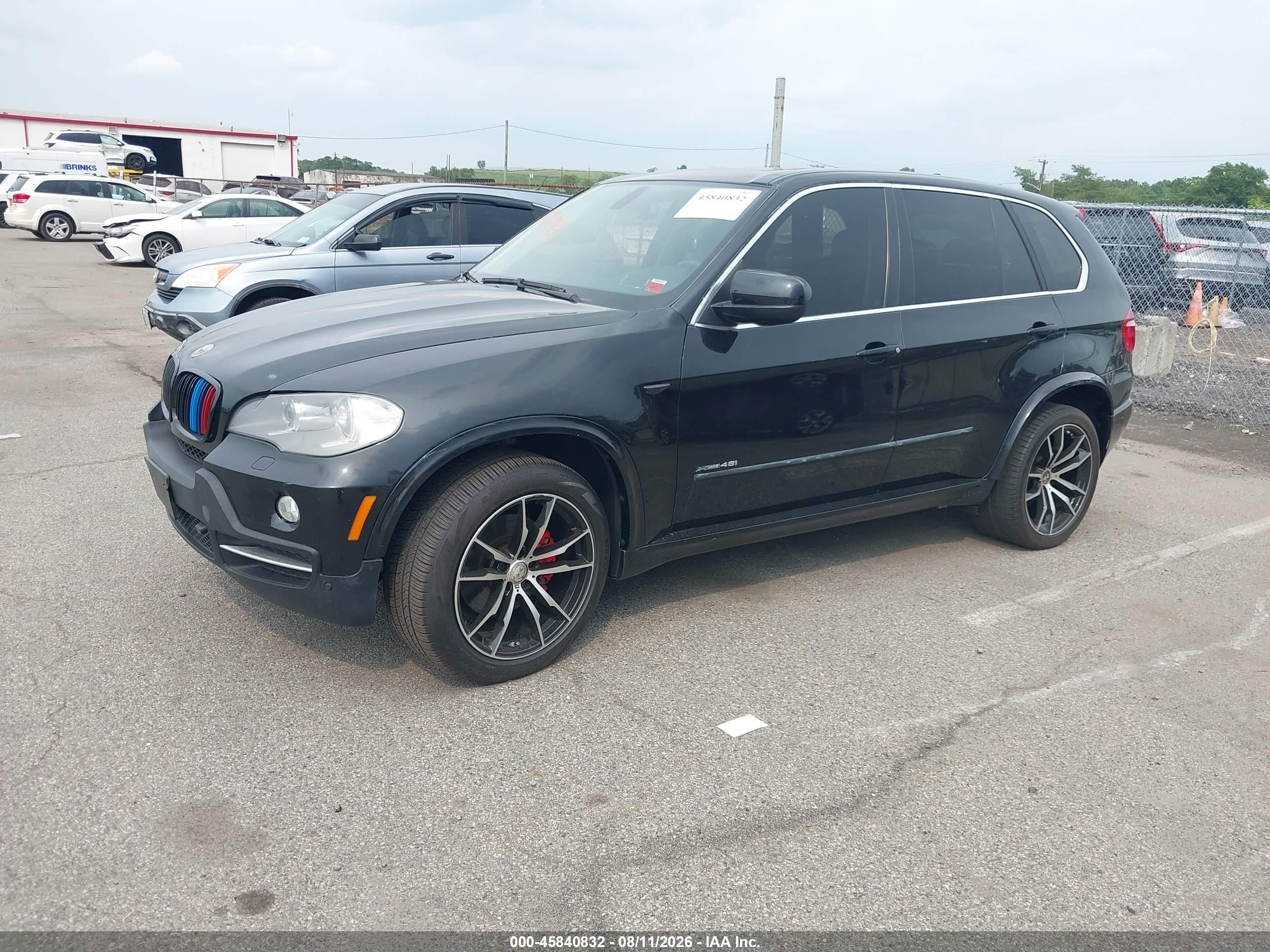 2010 Bmw X5 Xdrive48i Black vin: 5UXFE8C56AL311075
