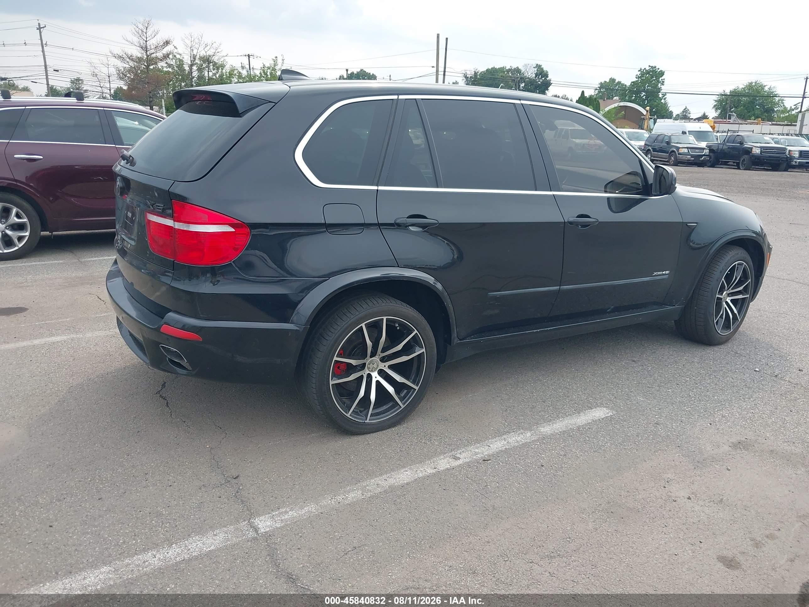 2010 Bmw X5 Xdrive48i Black vin: 5UXFE8C56AL311075