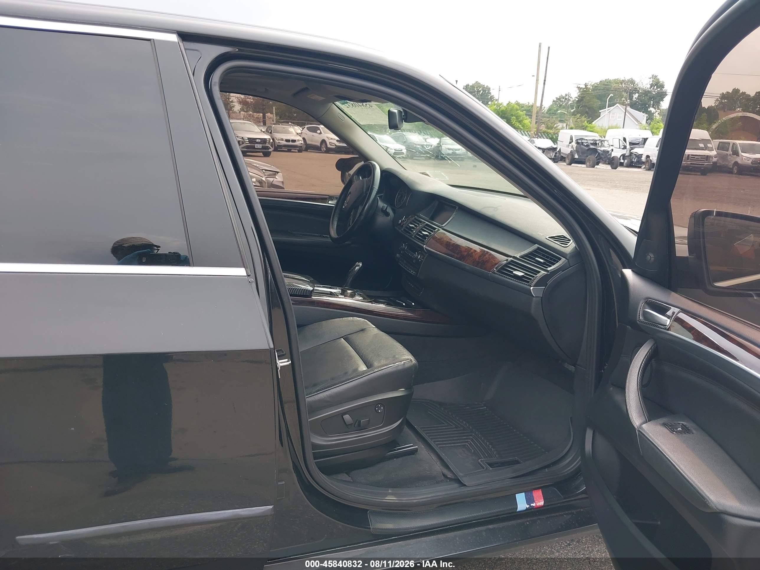 2010 Bmw X5 Xdrive48i Black vin: 5UXFE8C56AL311075