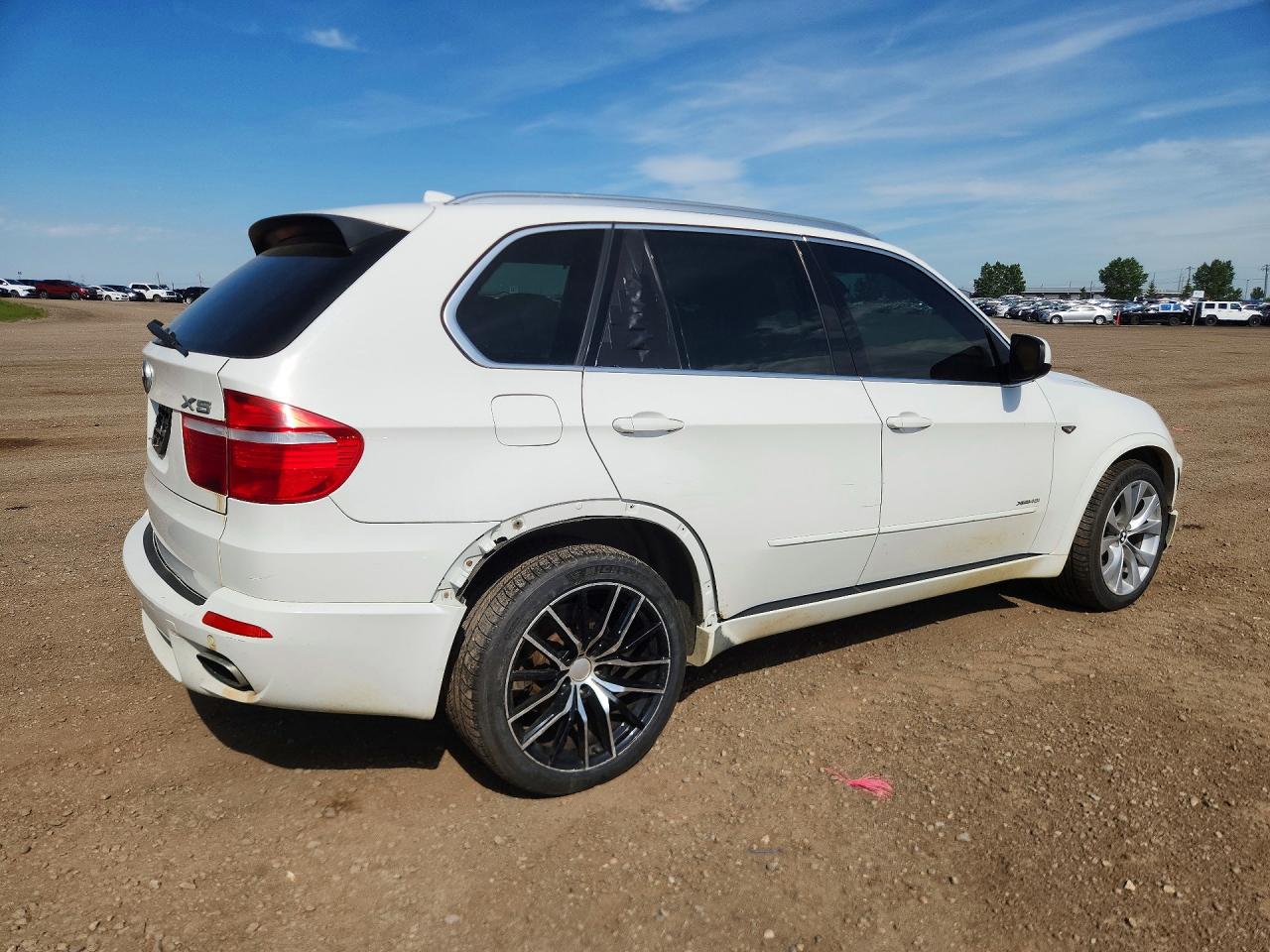 2010 Bmw X5 Xdrive48i White vin: 5UXFE8C57AL311148